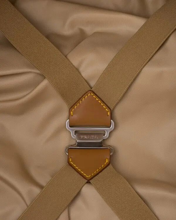 Prada oc11z0625 Size: OS / Re-Nylon Bag in Brown/Beige Size ONE SIZE - 4 Thumbnail