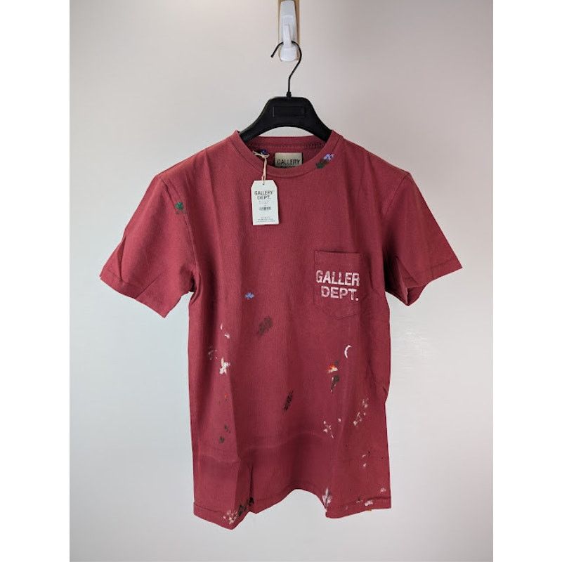 Gallery Dept. o1rshd1 Vintage Logo Painted T-Shirt in Brick Red Size US S / EU 44-46 / 1 - 8 Thumbnail