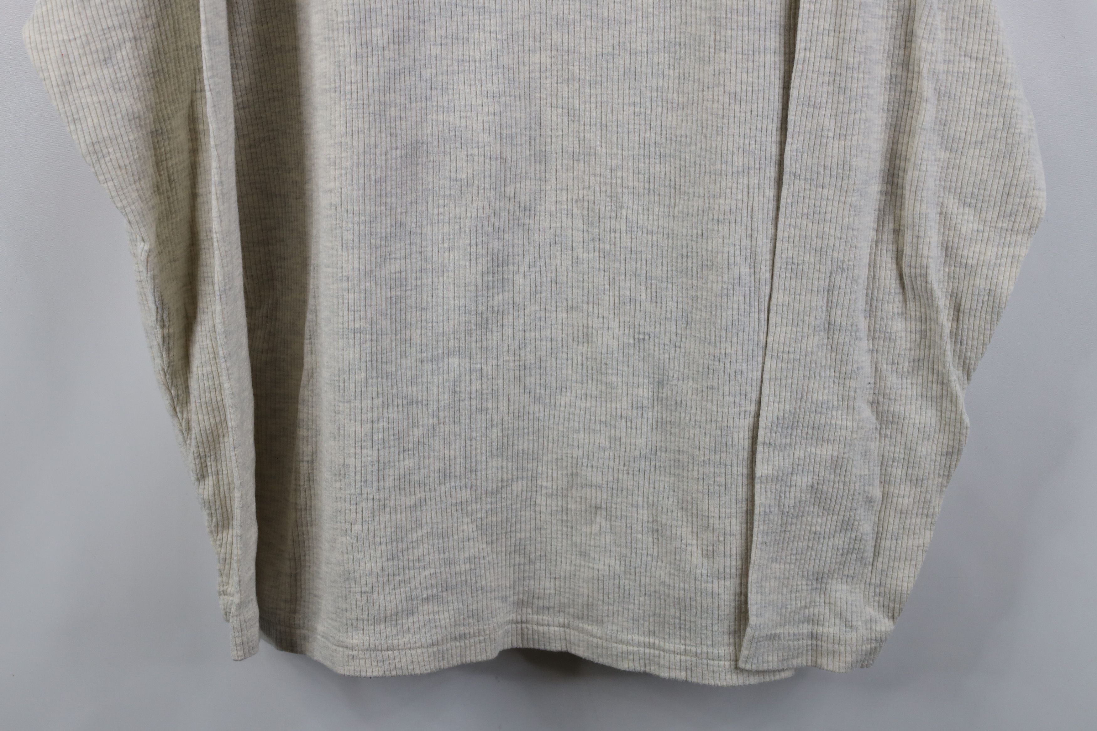 Vintage Vintage 90s Streetwear Ribbed Long Sleeve Henley T-Shirt Size US L / EU 52-54 / 3 - 3 Thumbnail