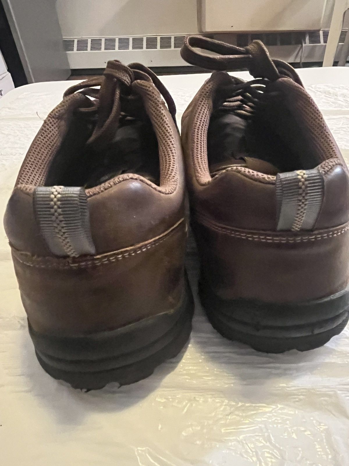 SKECHERS Skechers Relaxed Fit 64224 Brown Leather Oxford Mens Size 12 Size US 12 / EU 45 - 3 Thumbnail