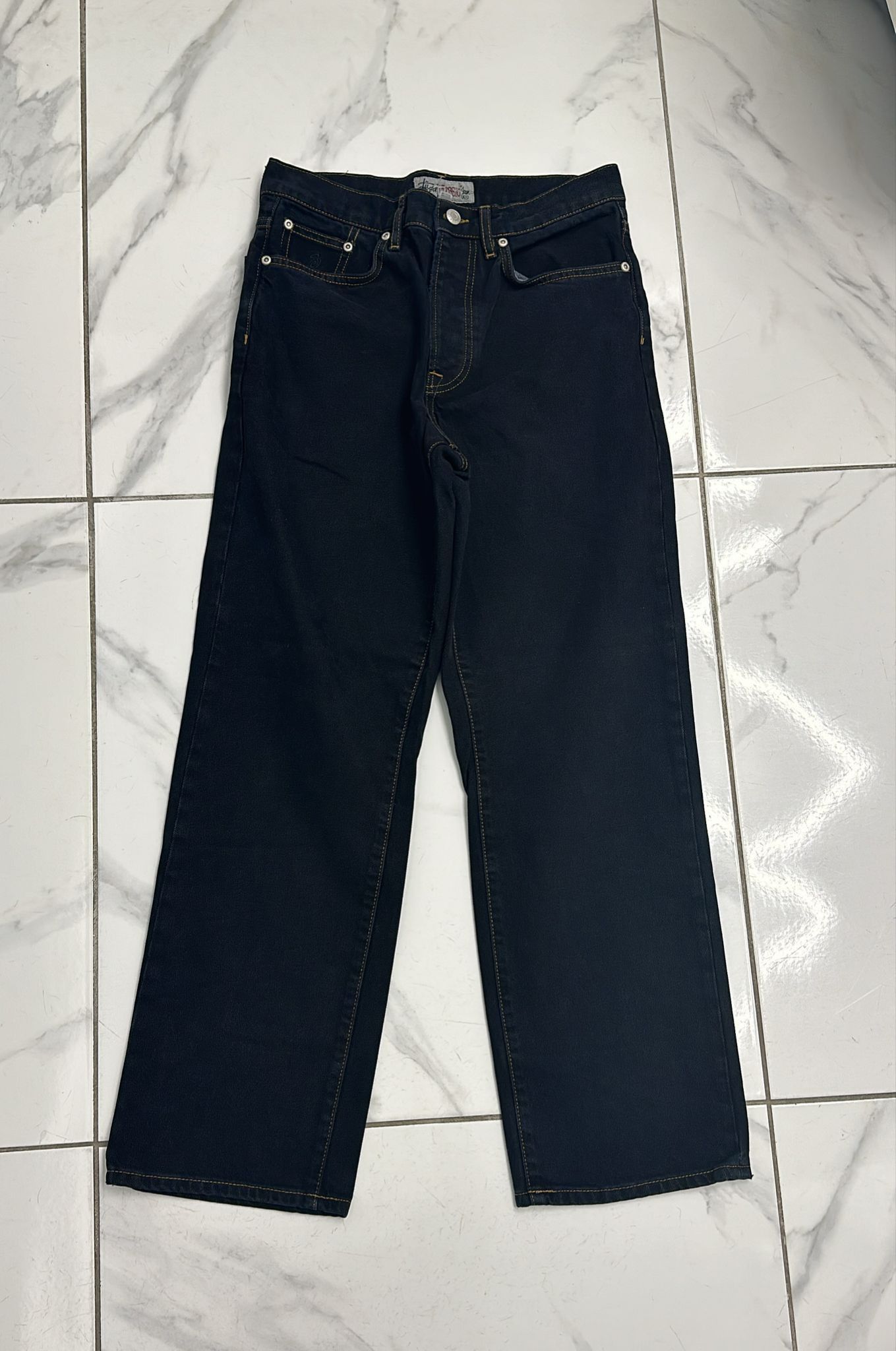 Stussy × Vintage Stüssy Classic Jean Size 28 Washed Black Size US 28 / EU 44 - 1 Thumbnail