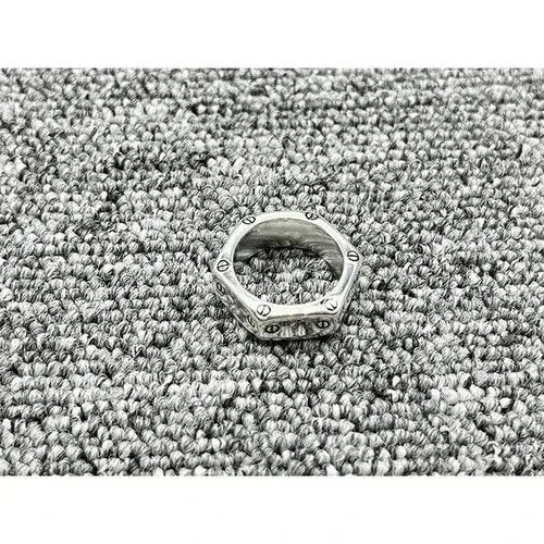 Japanese Brand hexagonal charm ring Size 7 8 9 Size ONE SIZE - 3 Thumbnail