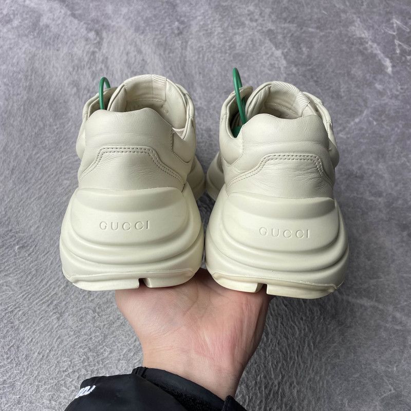 Gucci Gucci Rhyton Logo Low-Top Sneaker for Men - Size US 8 / EU 41 - 3 Thumbnail