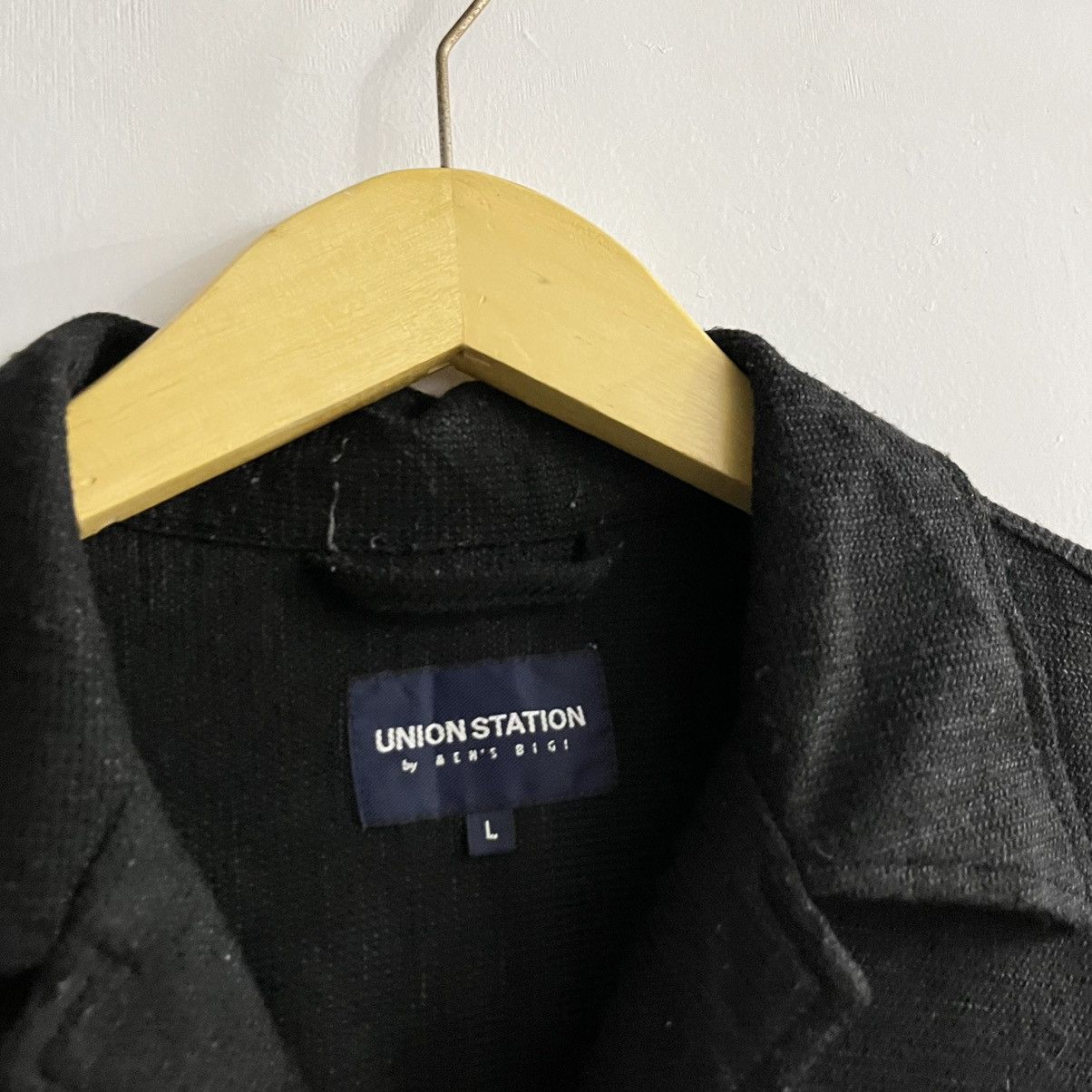 Japanese Brand Union Station - Longsleeve Minimalist Button Up Shirt Size US L / EU 52-54 / 3 - 5 Thumbnail