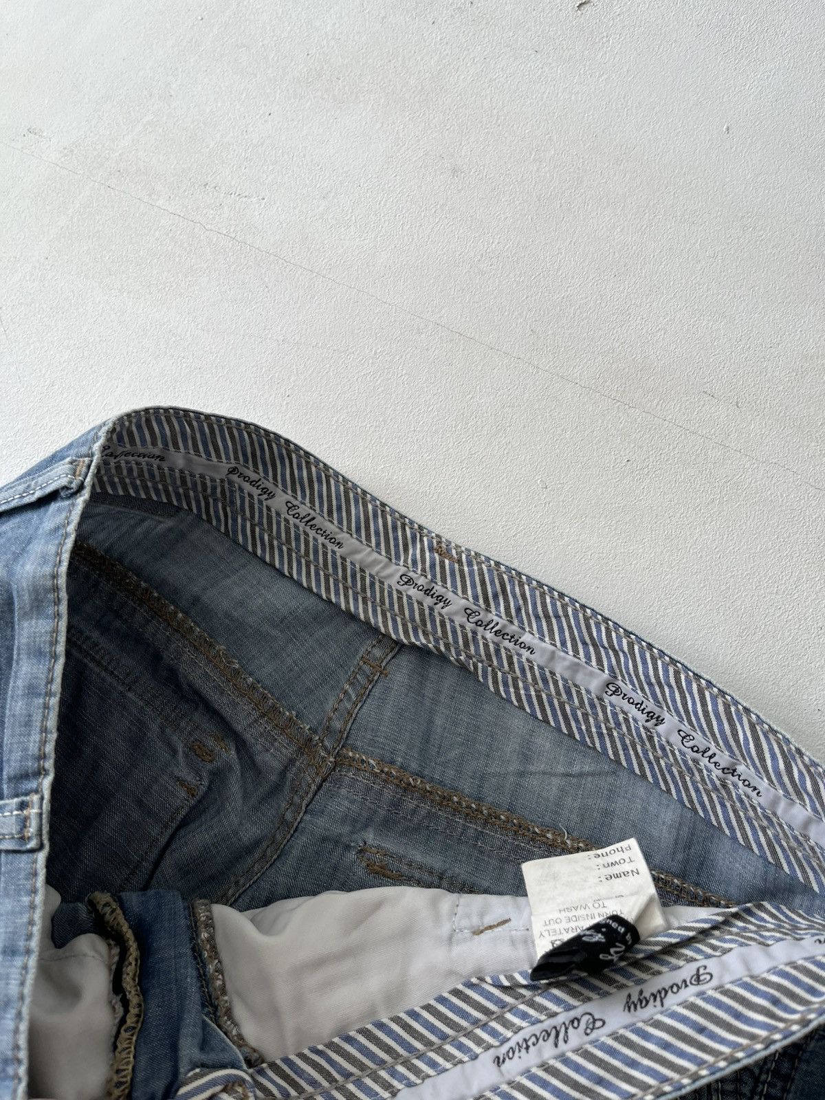 20471120 × If Six Was Nine Vntage 90s baggy wide parachute cargo washed denim Y2K Jeans Size US 32 / EU 48 - 6 Thumbnail