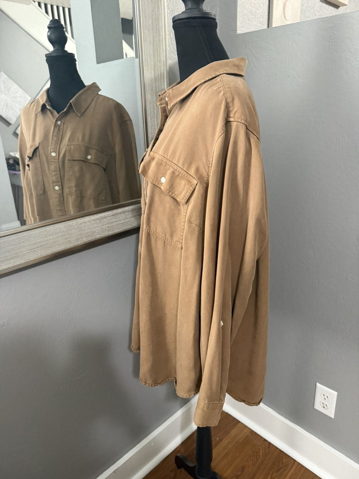 L.L. Bean LL Bean Tyncell Burton Down Shirt Brown Size 2X. Size US XXL / EU 58 / 5 - 2 Thumbnail