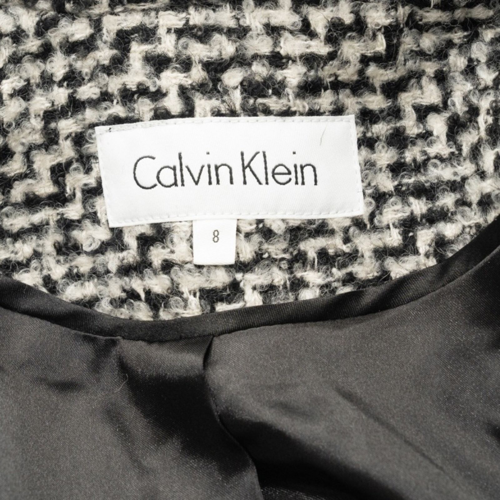 Calvin Klein Calvin Klein. Tweed Peacoat Coat Womens. Size M / US 6-8 / IT 42-44 - 6 Thumbnail