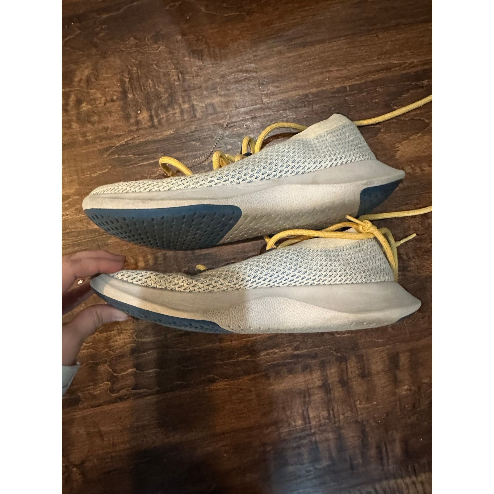 Allbirds Allbirds mens tree dasher size 11.5 blue with yellow ties Size US 11.5 / EU 44-45 - 3 Thumbnail