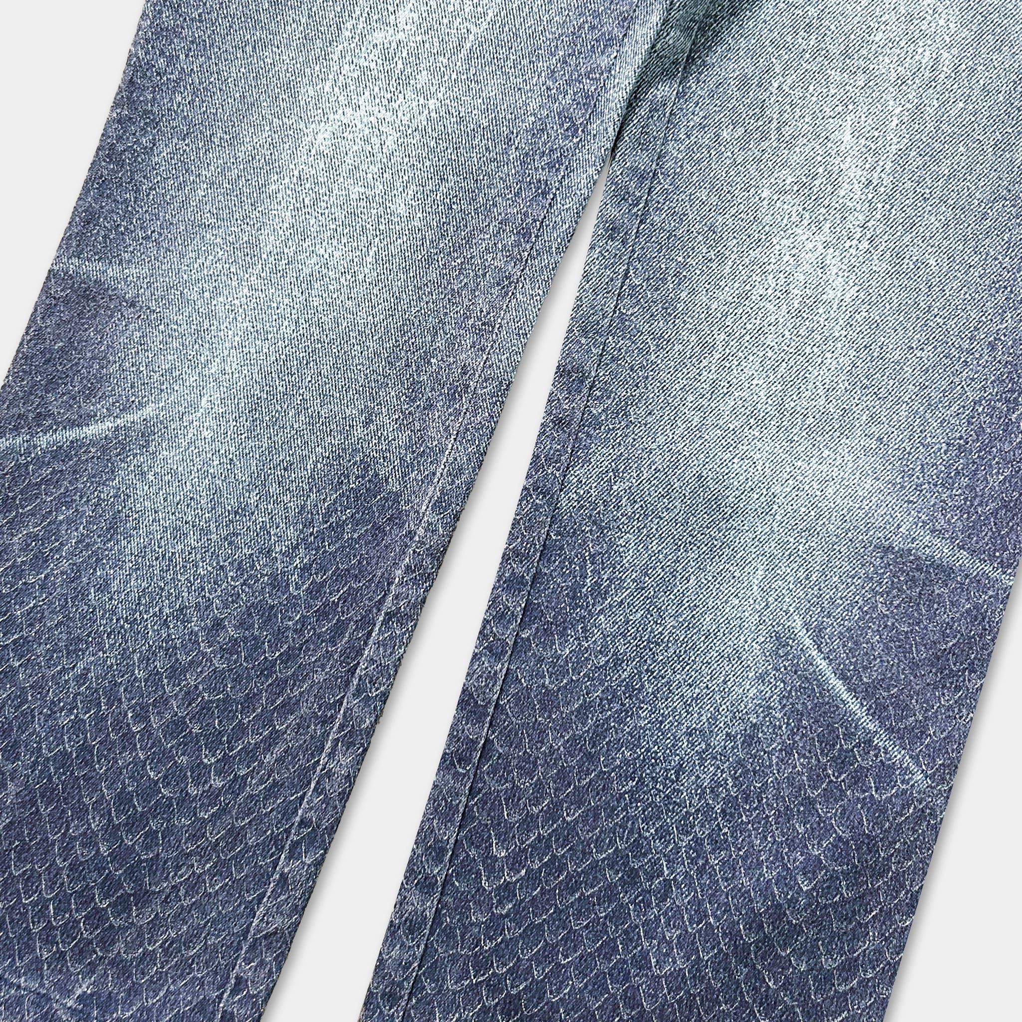 Roberto Cavalli Cavalli Jeans 00's Denim Print Jeans Size US 28 / EU 44 - 3 Thumbnail