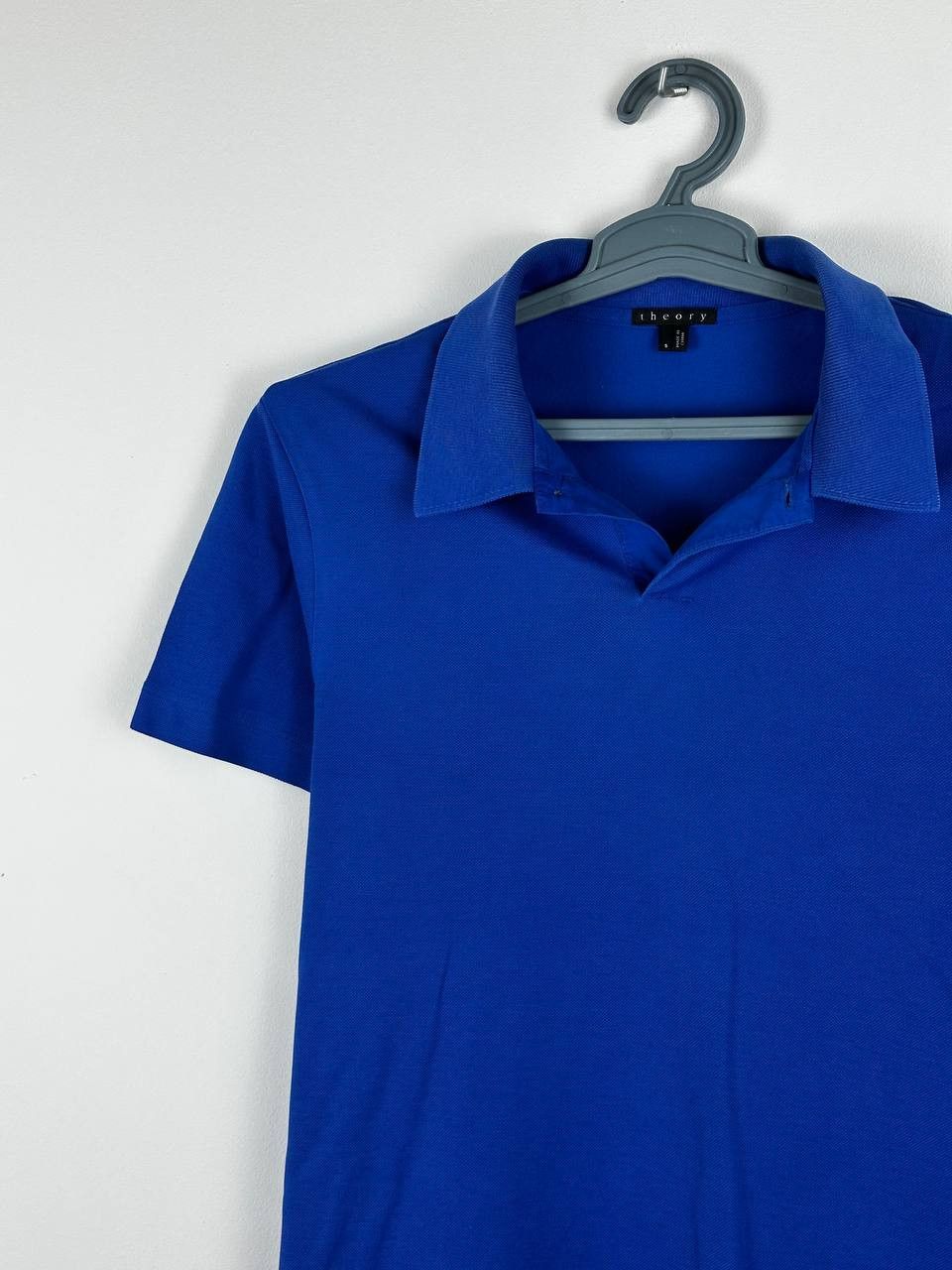 Theory Theory Blue Basic Polo Shirt Size US S / EU 44-46 / 1 - 1 Thumbnail