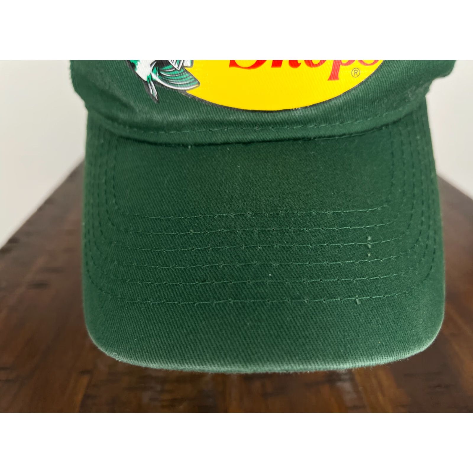 Bass Pro Shops Bass Pro Shops Hat Cap Snap Back Adult Green Trucker Hat Twill Cotton Fish Camp Hike Adjustable One Size Men Green 90s? Size ONE SIZE - 3 Thumbnail