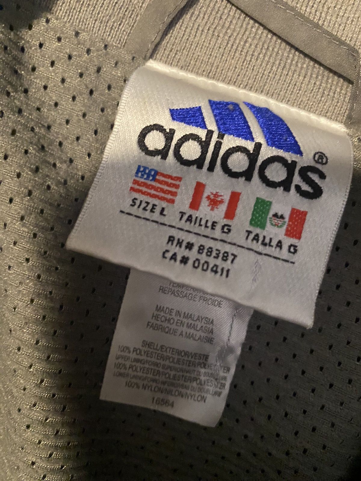 Adidas Vintage adidas windbreaker Size US L / EU 52-54 / 3 - 2 Thumbnail