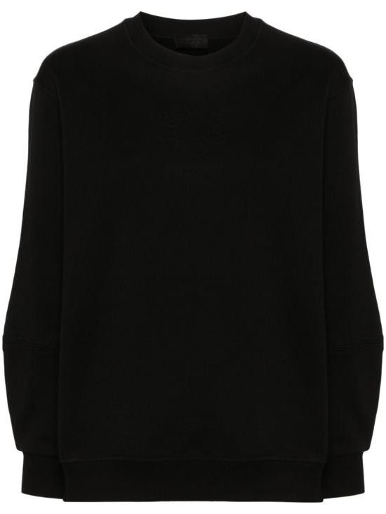 Moncler MONCLER Women Hoodies J10938G00006809KR 999 BLACK Size S / US 4 / IT 40 - 1 Thumbnail