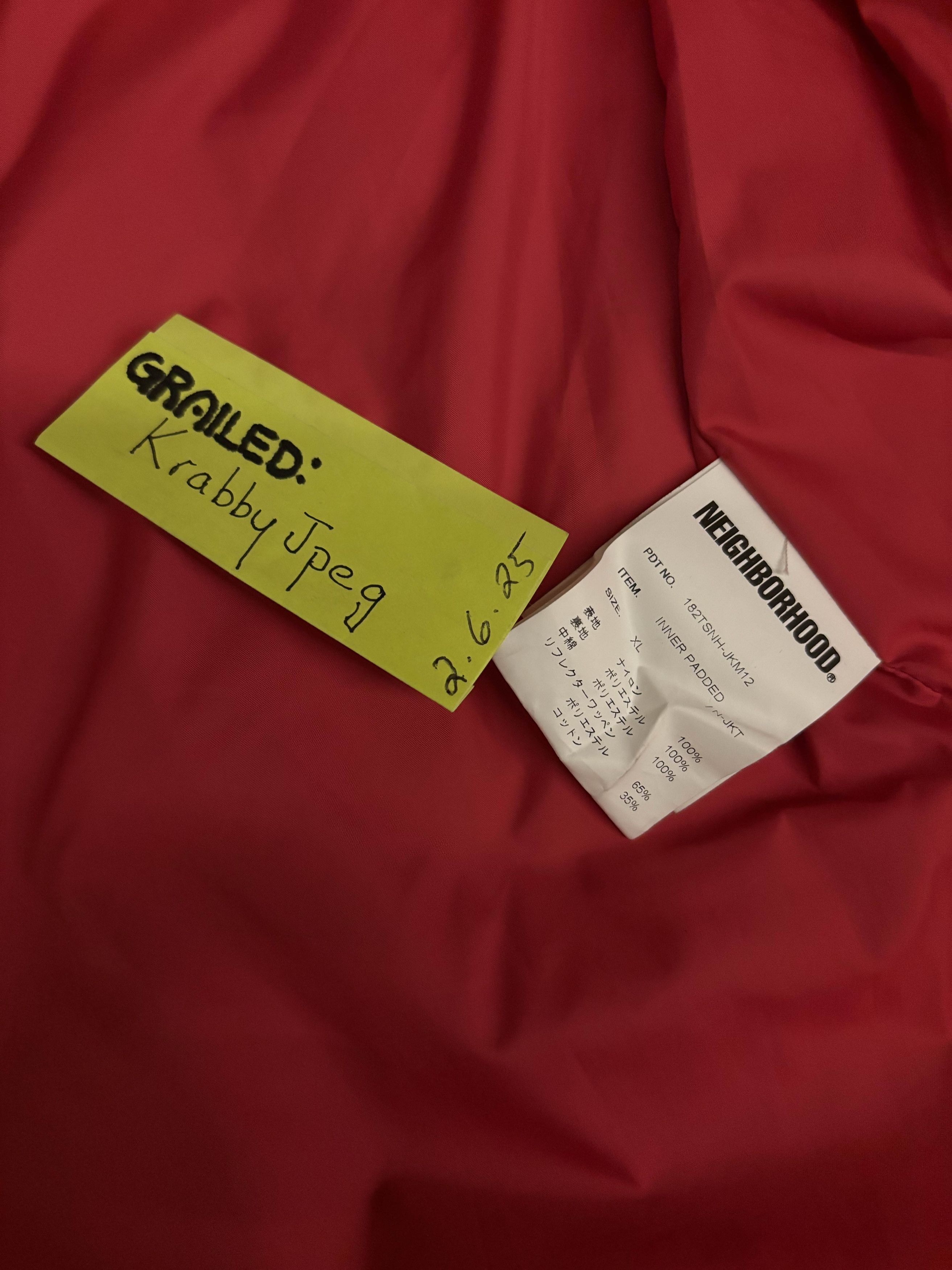 Neighborhood NEIGHBORHOOD JAPAN climbing jacket 3M w/ Primaloft Size US XL / EU 56 / 4 - 3 Thumbnail