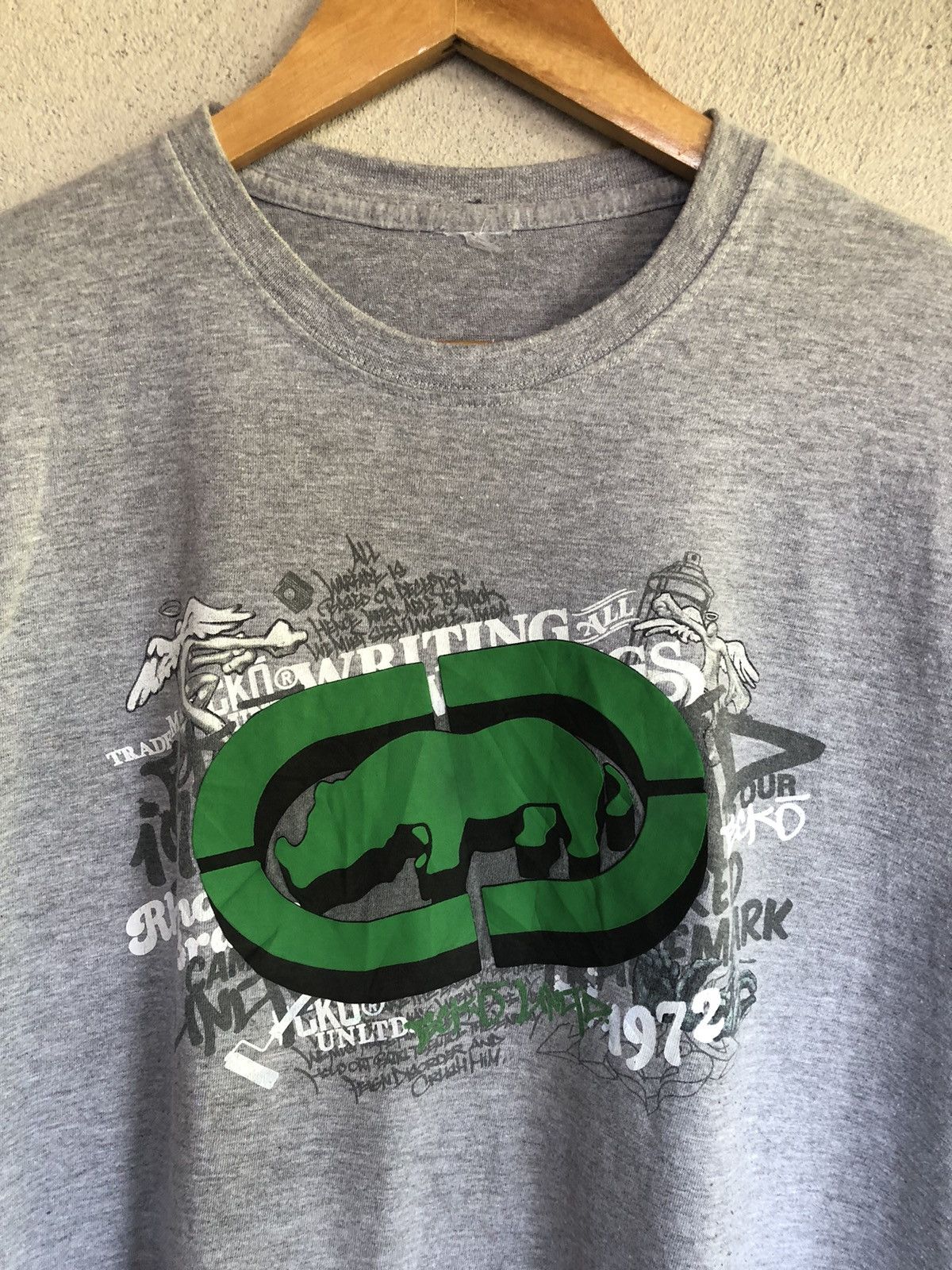 Ecko Unltd. × Vintage Vintage Y2K Ecko UNLTD Centre Logo Tshirt Size US L / EU 52-54 / 3 - 2 Thumbnail