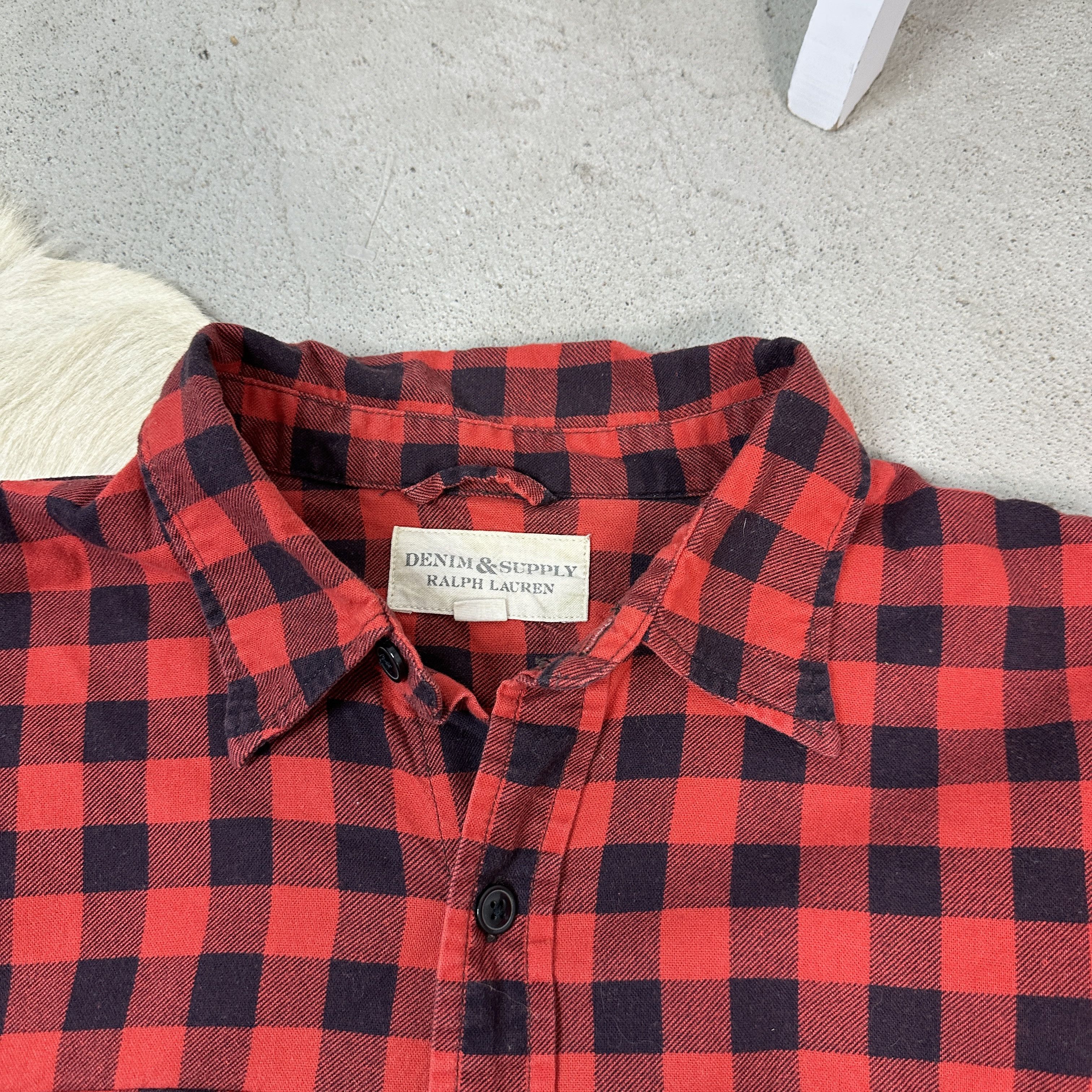 Ralph Lauren × Vintage Ralph Lauren Flannel Shirt Size US L / EU 52-54 / 3 - 4 Thumbnail