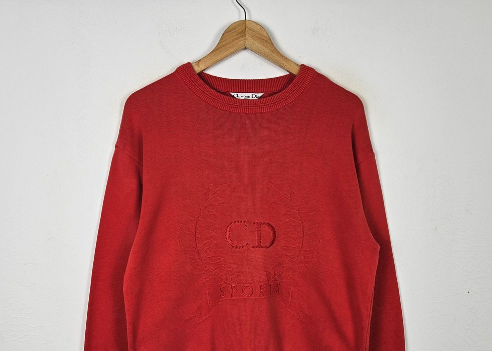Christian Dior Monsieur Christian Dior Sports Embroidery Sweatshirt Grailed