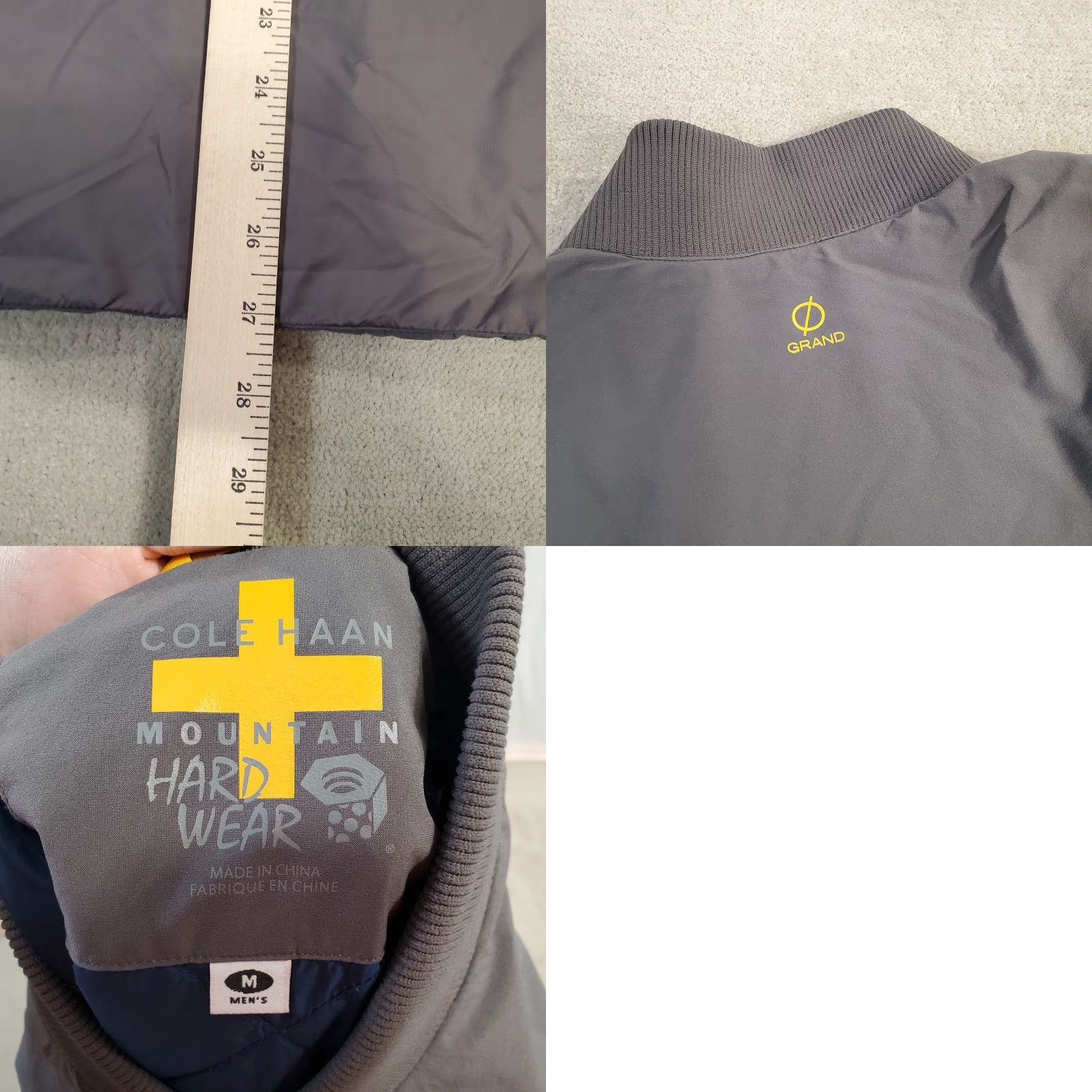 Mountain Hardwear VINTAGE Mountain Hardwear Vest Mens M Gray Jacket Puffer Quilt Lined Snap Size US M / EU 48-50 / 2 - 9 Thumbnail