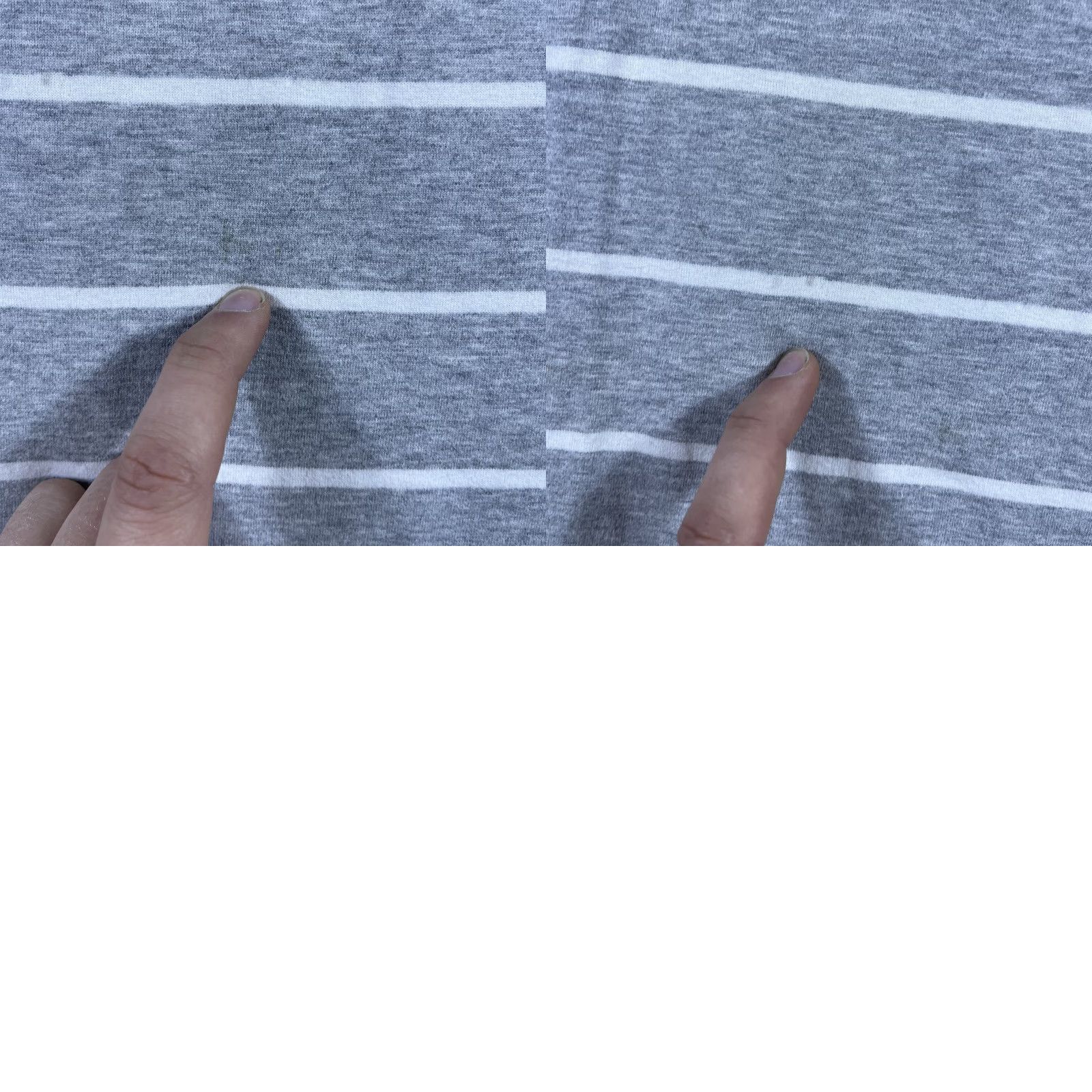 Vintage VINTAGE Grant Thomas 90s Striped T-Shirt Mens M Gray White Surf Skate Y2K Shirt Size US M / EU 48-50 / 2 - 8 Thumbnail