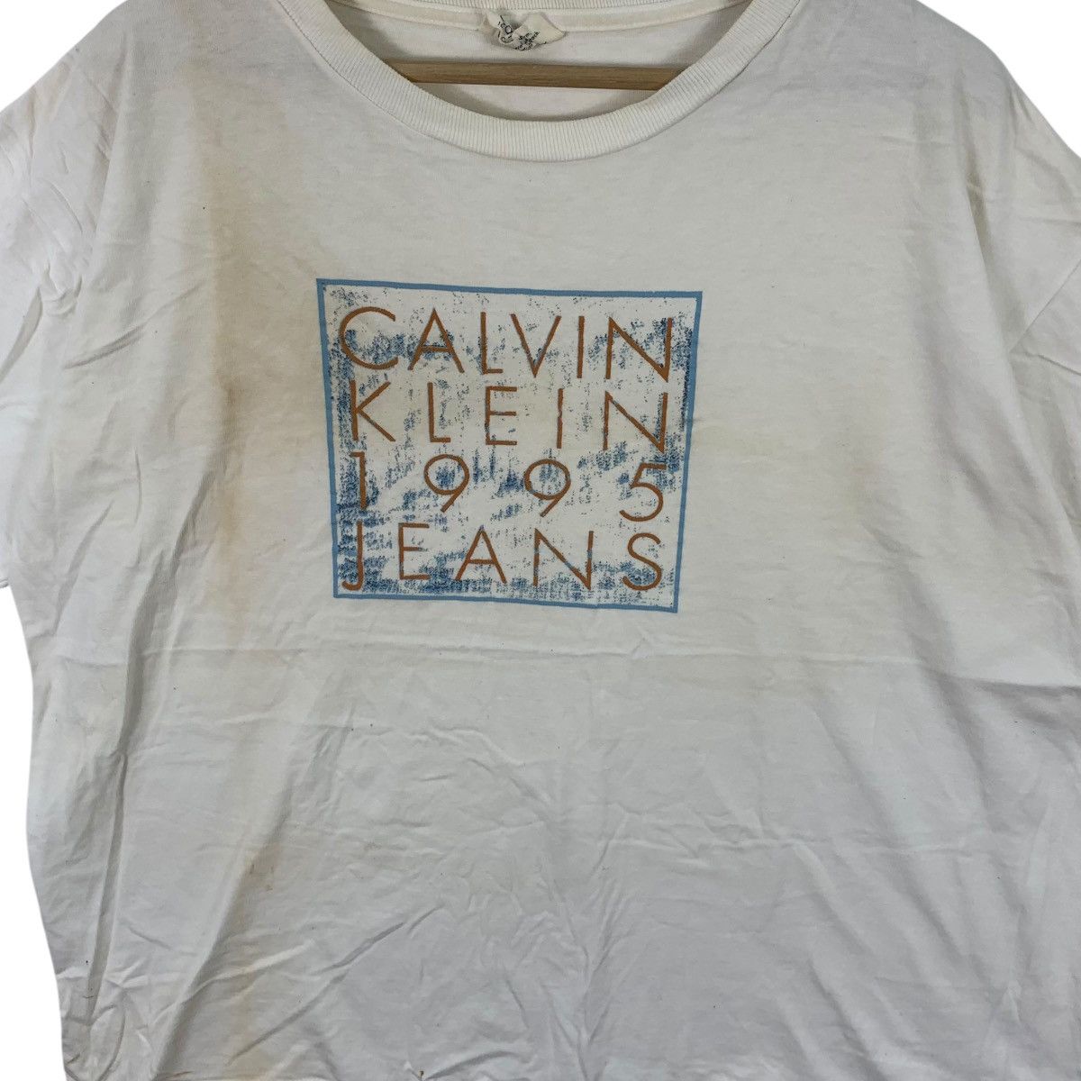 Calvin Klein Vintage 1995 CALVIN KLEIN JEANS Collection Trash Tee Shirt Size XL / US 12-14 / IT 48-50 - 3 Thumbnail