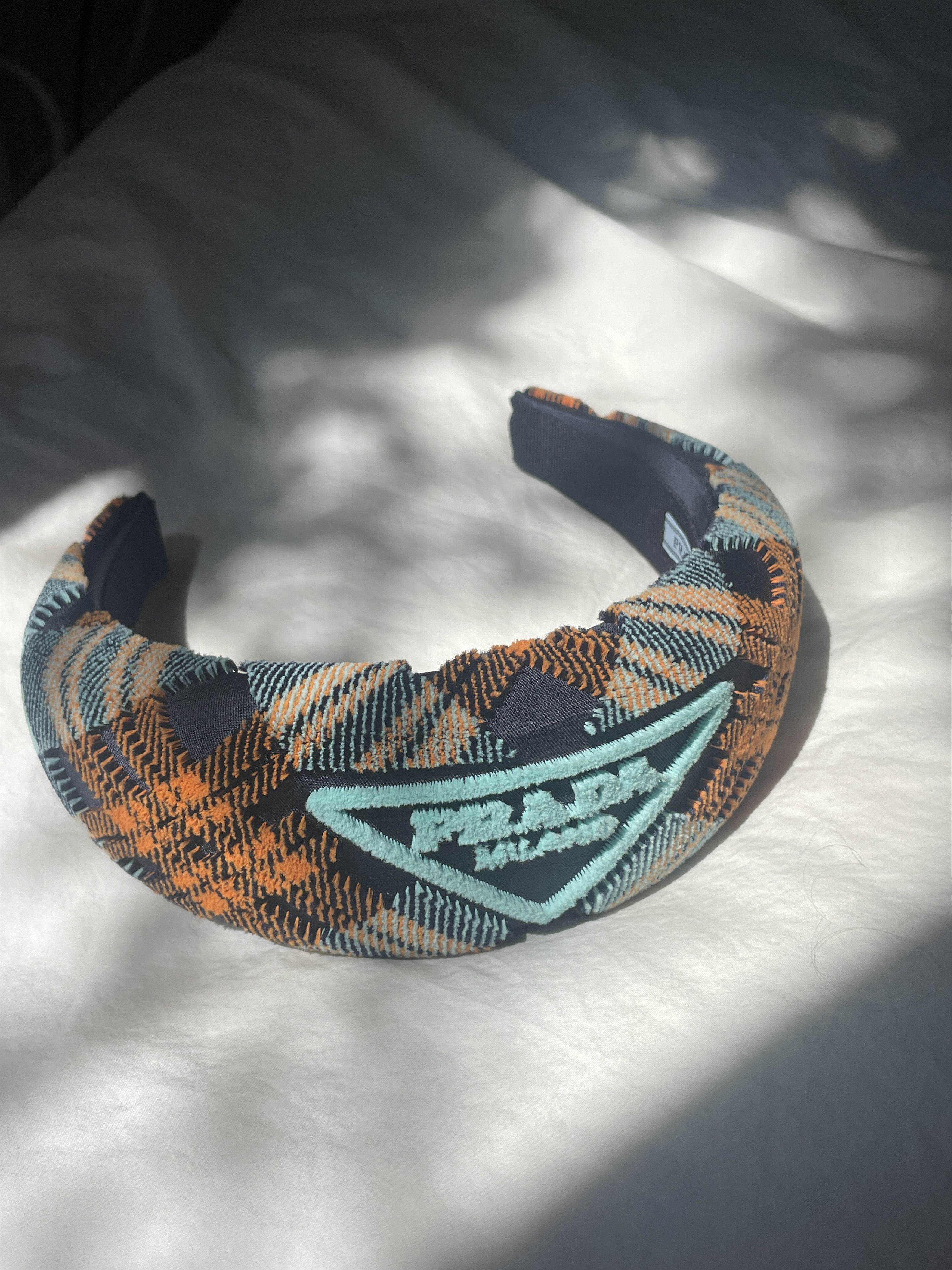 Prada Prada Logo headband Size ONE SIZE - 1 Thumbnail