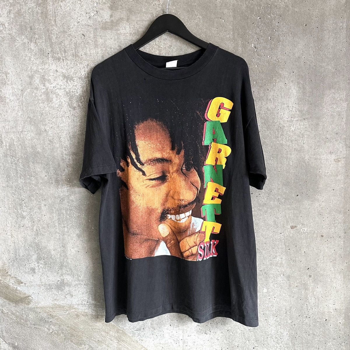 Rap Tees × Vintage 90’s Garnett Silk Ma Ma Africa T-Shirt Size US XL / EU 56 / 4 - 3 Thumbnail