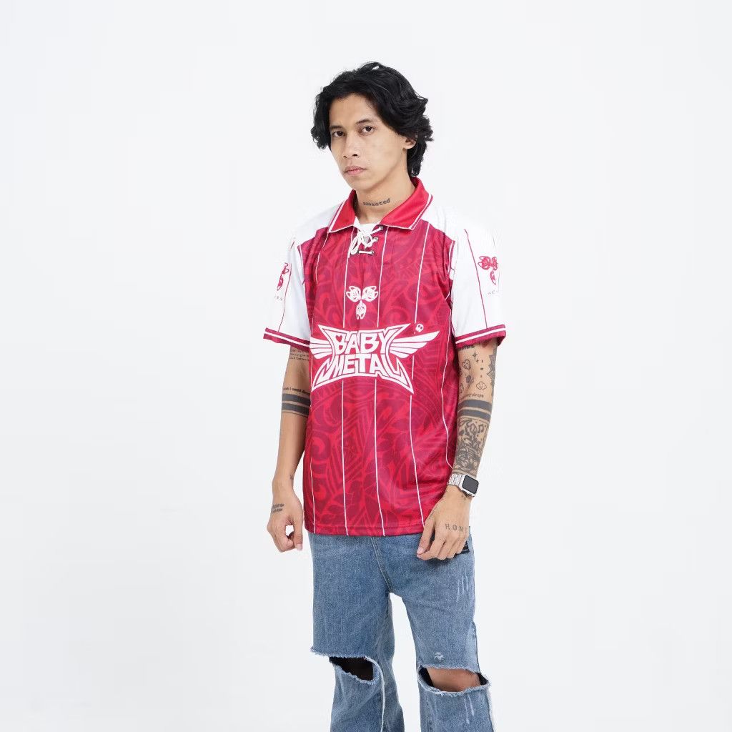 Japanese Brand 💥Baby Metal pink colour jersey Size US S / EU 44-46 / 1 - 7 Thumbnail