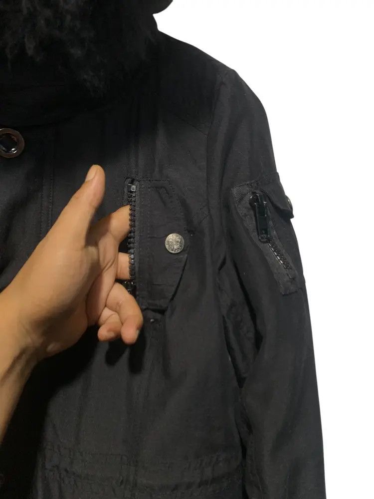 Alpha Industries Alpha Industries raccoon fur cargo jacket punk LBG style Size US M / EU 48-50 / 2 - 5 Thumbnail
