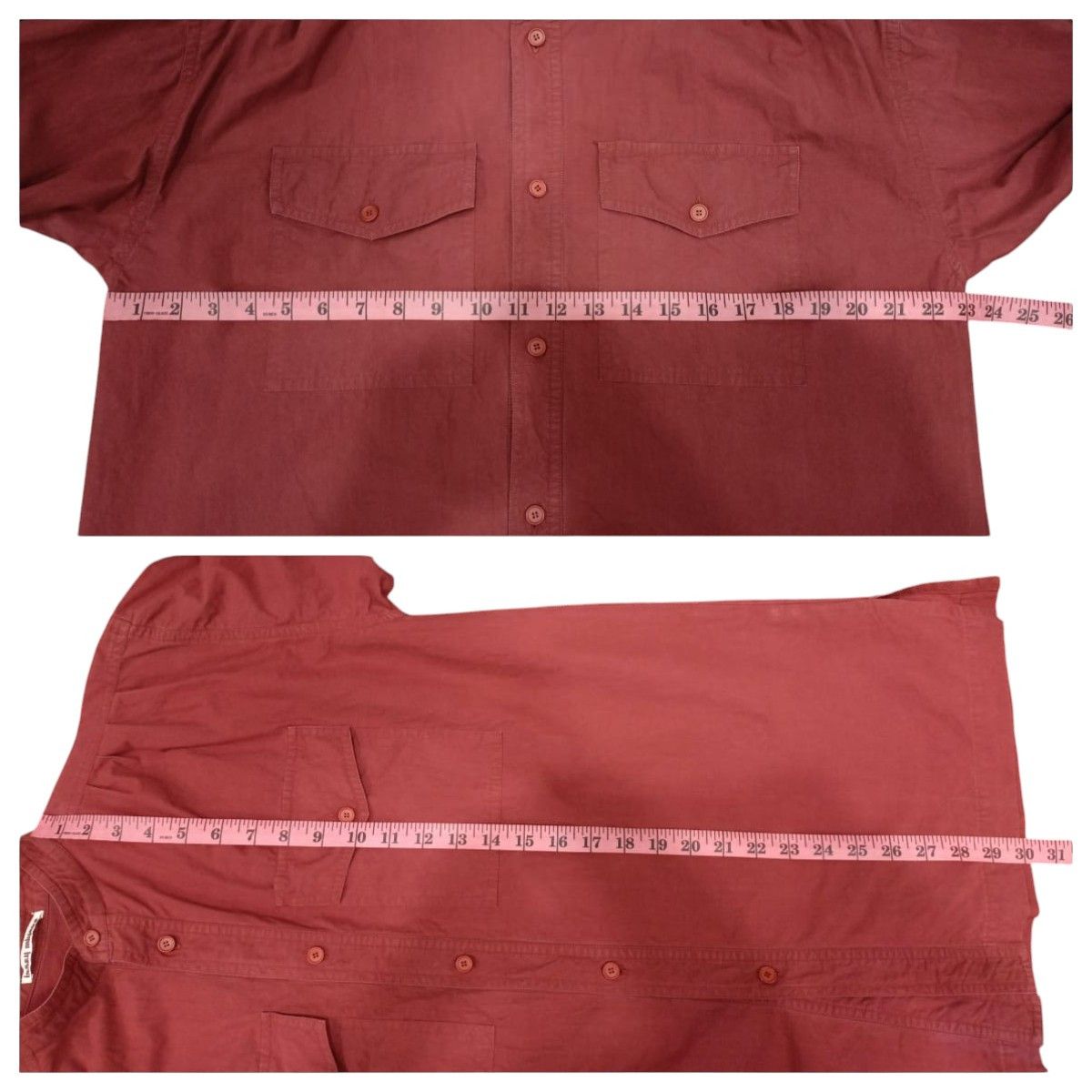 Issey Miyake Issey Miyake Collarless Double Pocket Shirt Size US M / EU 48-50 / 2 - 9 Thumbnail