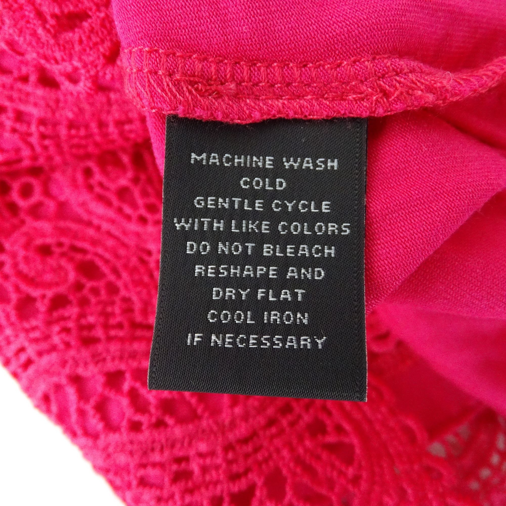 Other Investments Pink Lace Hem Knit Tunic Top Shirt Size M Size M / US 6-8 / IT 42-44 - 6 Thumbnail