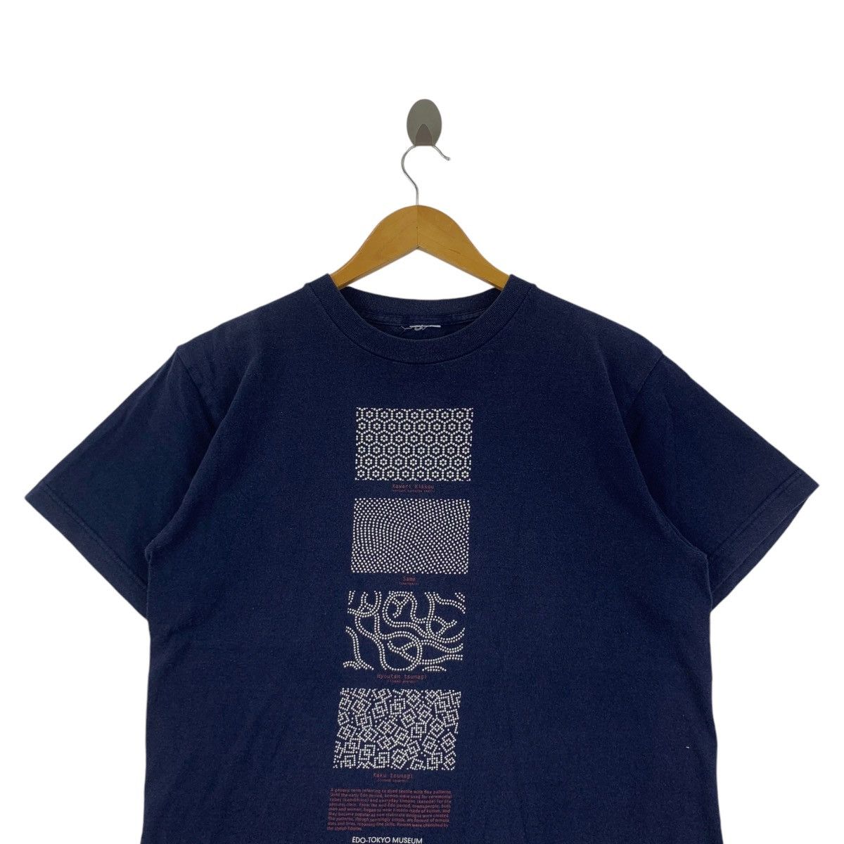 Vintage Vintage EDO TOKYO MUSEUM Shippo Kaku Tsunagi Tee Shirt Size M / US 6-8 / IT 42-44 - 2 Thumbnail