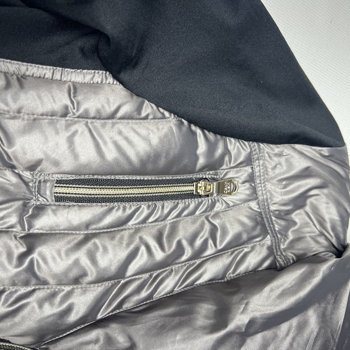 Calvin Klein Calvin Klein Puffer Down Jacket Black Grey Packable Size XS / US 0-2 / IT 36-38 - 8 Thumbnail