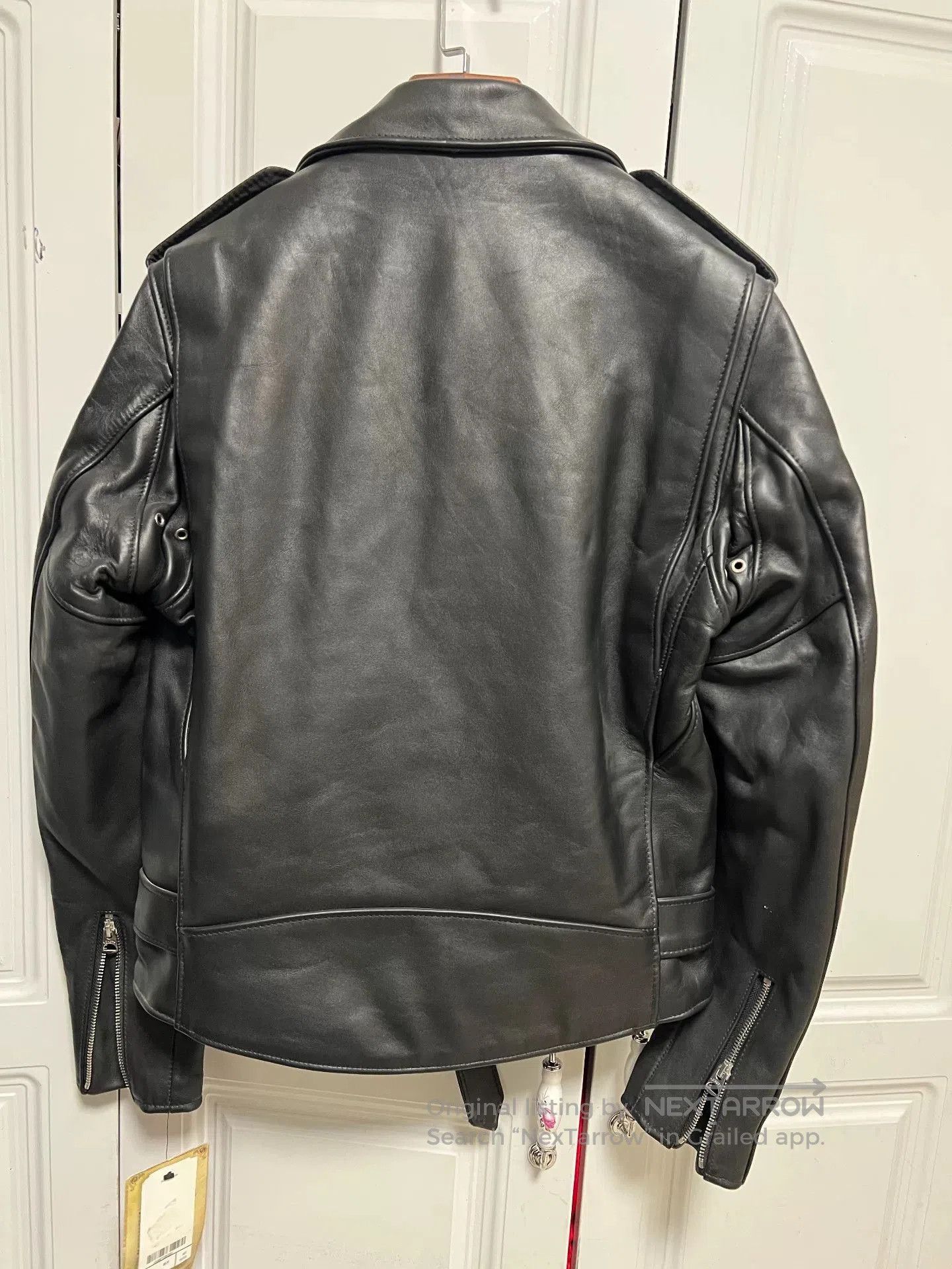 Schott Schott NYC 613 Leather Biker Jacket. Size US XXS / EU 40 - 8 Thumbnail