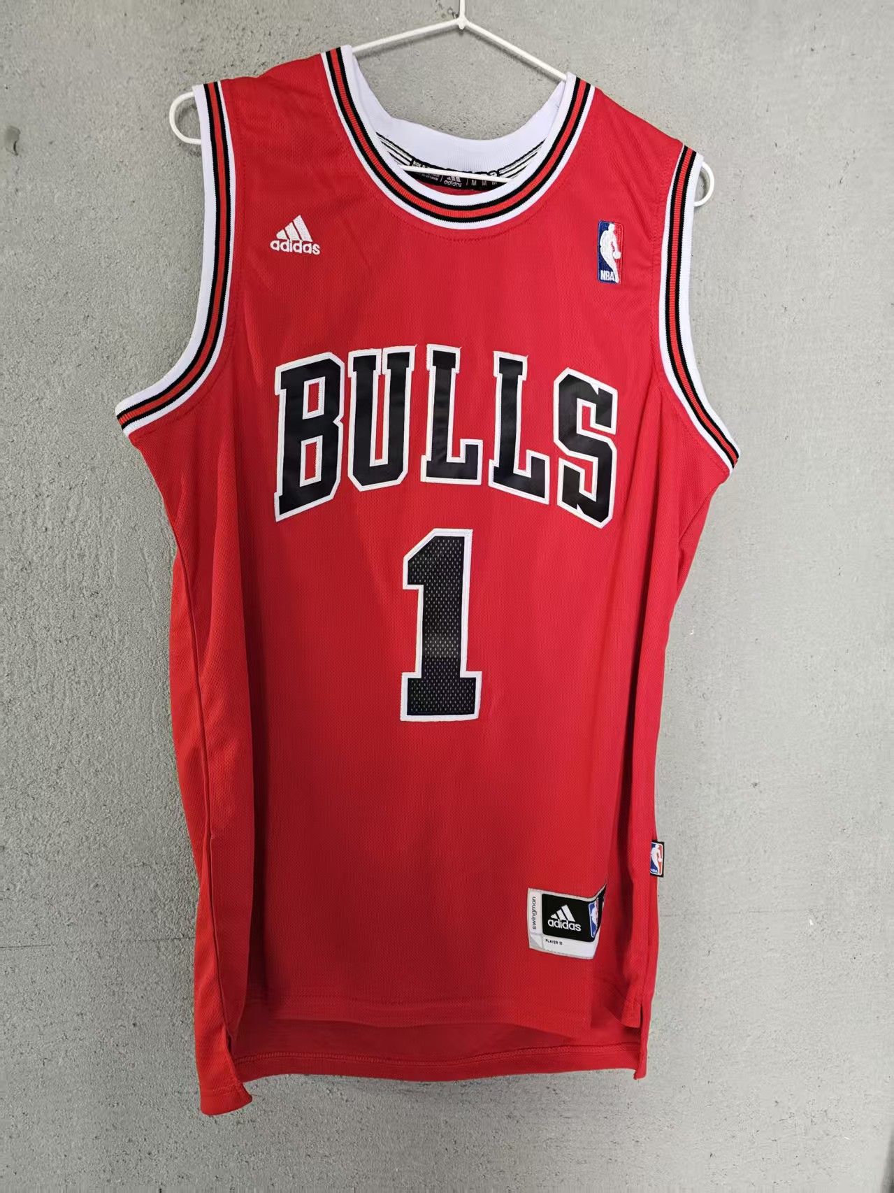 NBA Bulls #1 Derrick Rose Jersey Red Size US XL / EU 56 / 4 - 1 Thumbnail
