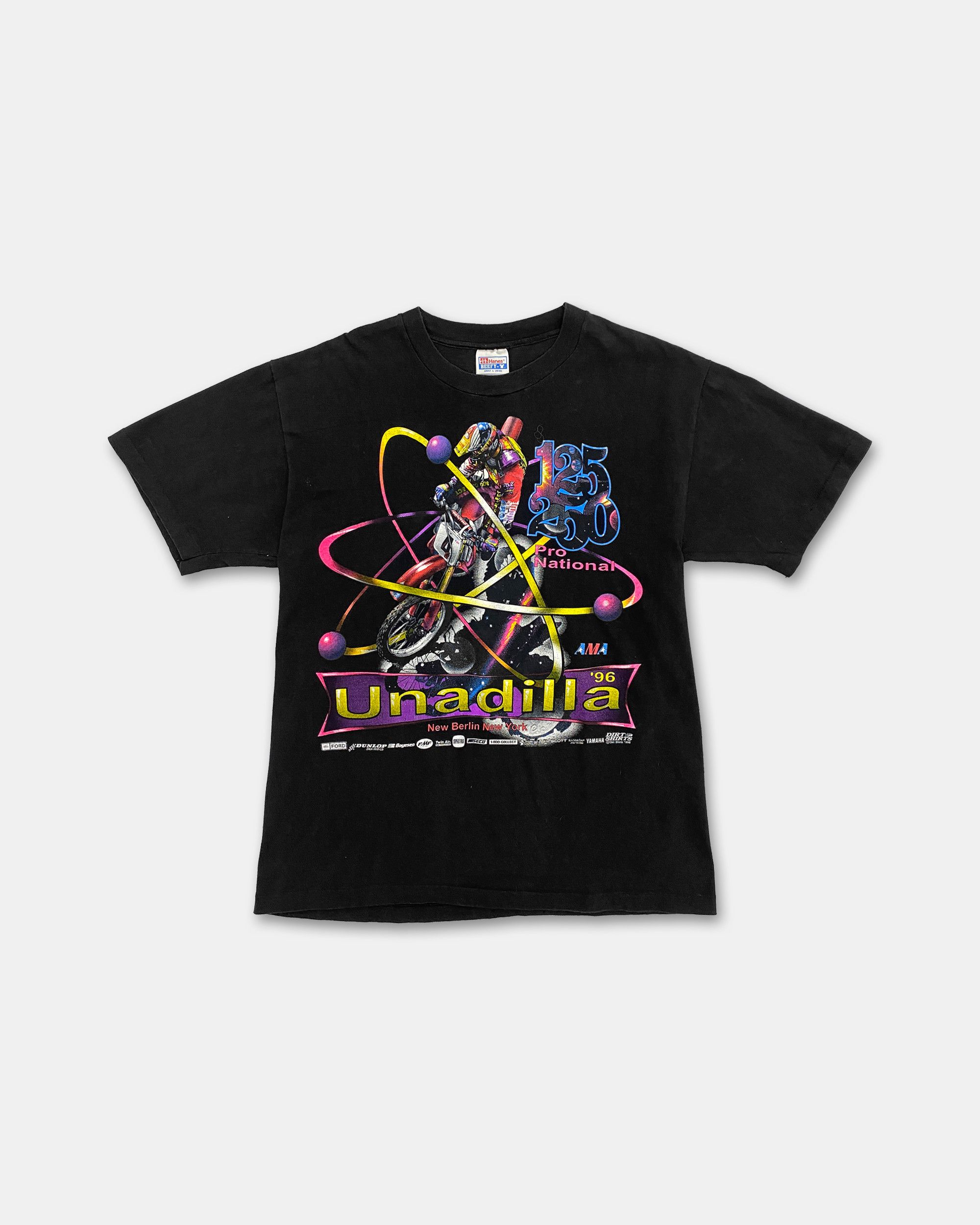 Vintage 1996 Unadilla Motocross Graphic Single Stitched T-Shirt Size US L / EU 52-54 / 3 - 1 Thumbnail