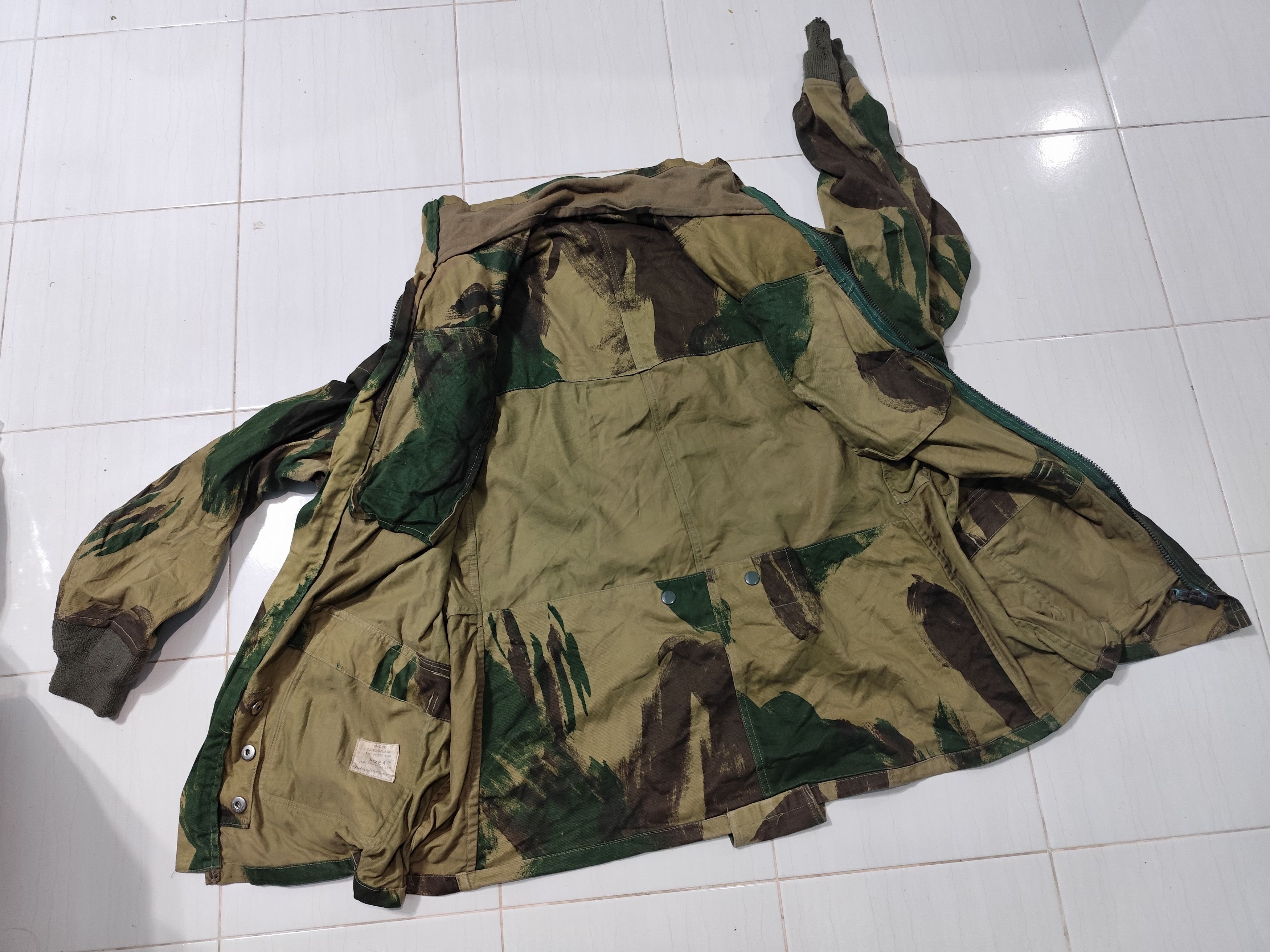 Vintage true vintage WWII british army danison smock brush strokes Size US XL / EU 56 / 4 - 7 Thumbnail
