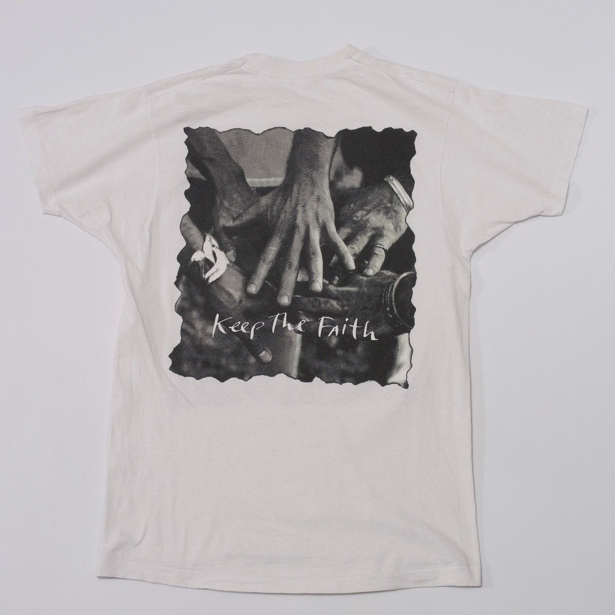 Band Tees Bon Jovi 1992 Vintage Tee Keep The Faith Size US M / EU 48-50 / 2 - 8 Thumbnail