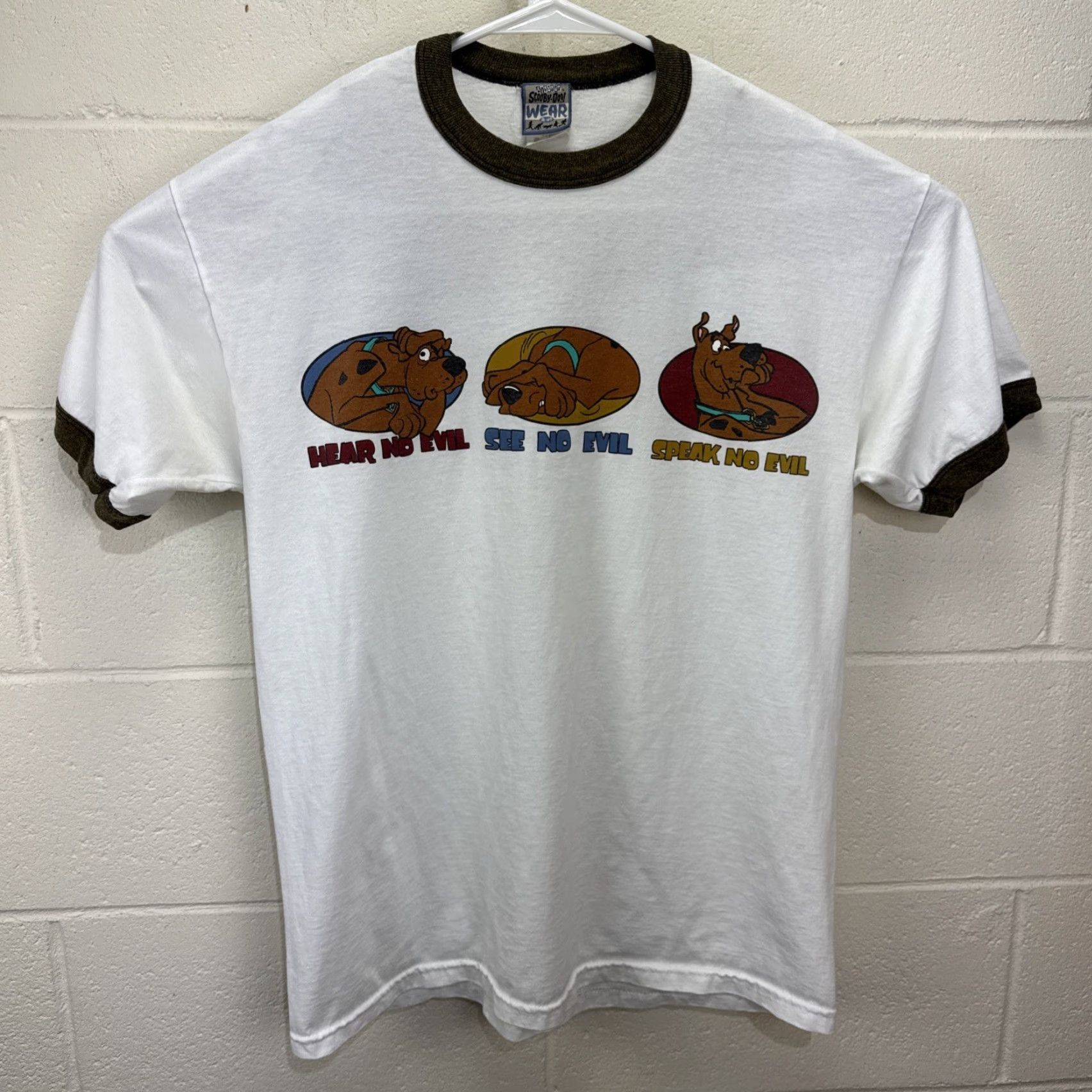 Vintage VINTAGE Scooby Doo Cartoon Network T-Shirt Men Size L White 90s Cartoon Logo Short Sleeve Size US L / EU 52-54 / 3 - 2 Thumbnail