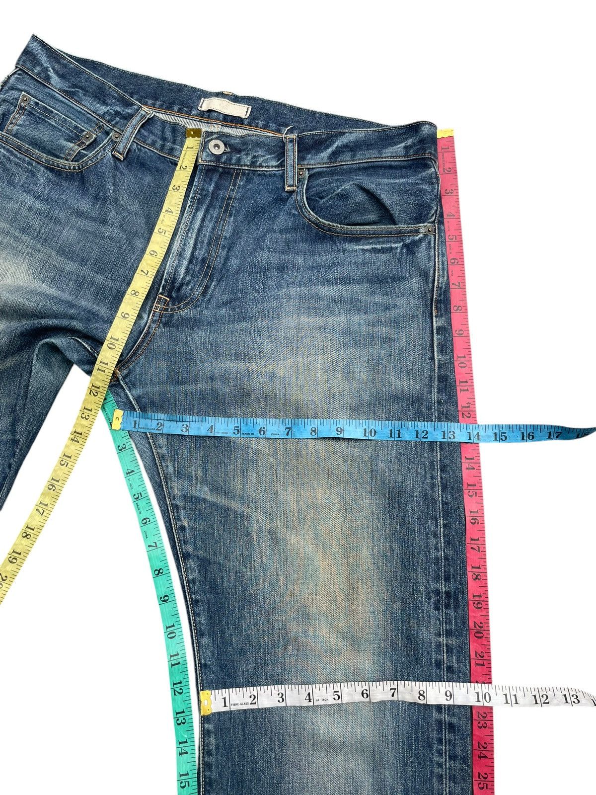 Japanese Brand × Uniqlo Uniqlo Selvedge Jeans Size US 38 / EU 54 - 13 Thumbnail