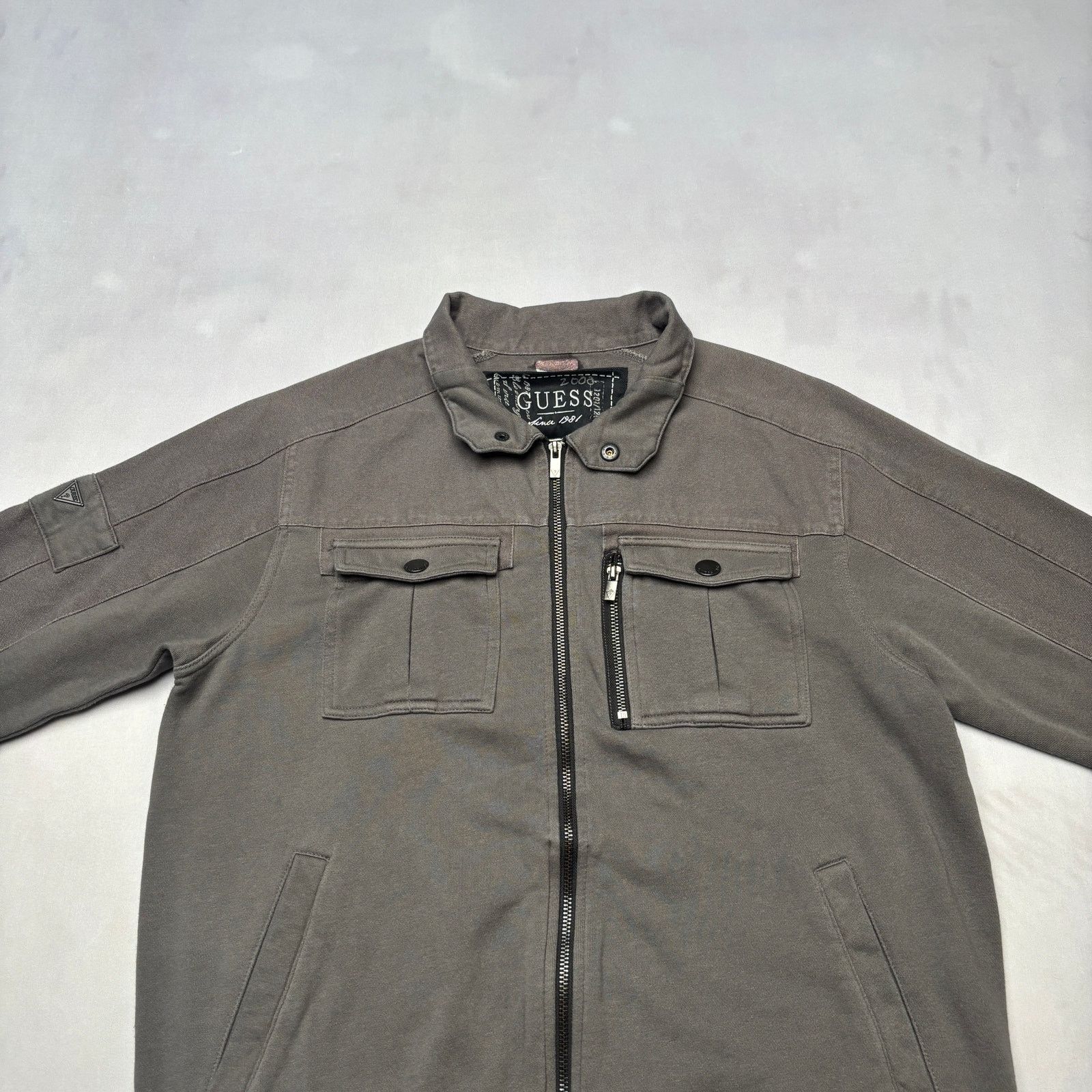 Guess Vintage 2000s Guess Jacket Pocket Utility Chore Men's Large Size US L / EU 52-54 / 3 - 2 Thumbnail