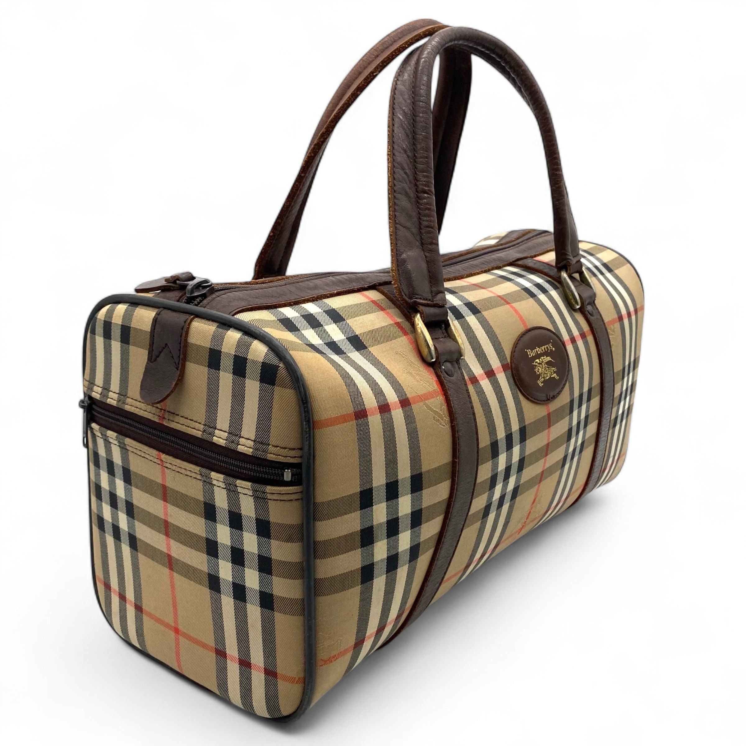Burberry Vintage Burberrys Boston Bag Nova Check Size ONE SIZE - 3 Thumbnail