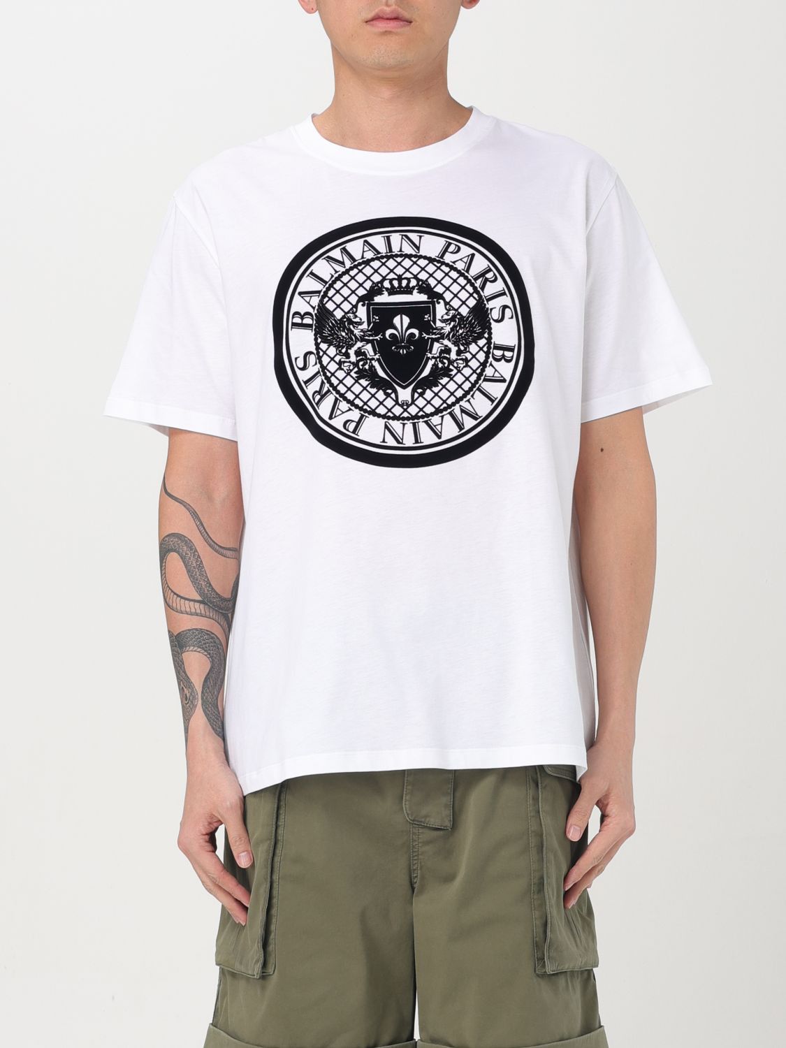 Balmain Balmain T-Shirt Men White Size US M / EU 48-50 / 2 - 1 Thumbnail