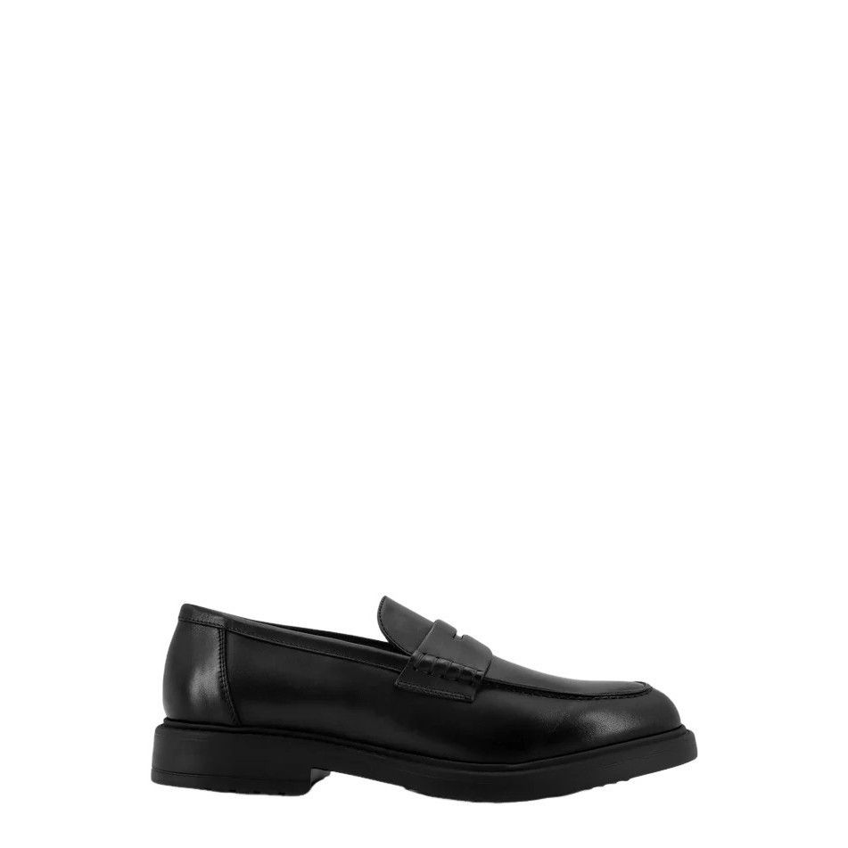 DOUCAL'S Black Leather Loafers New & Authentic (Men's size:U