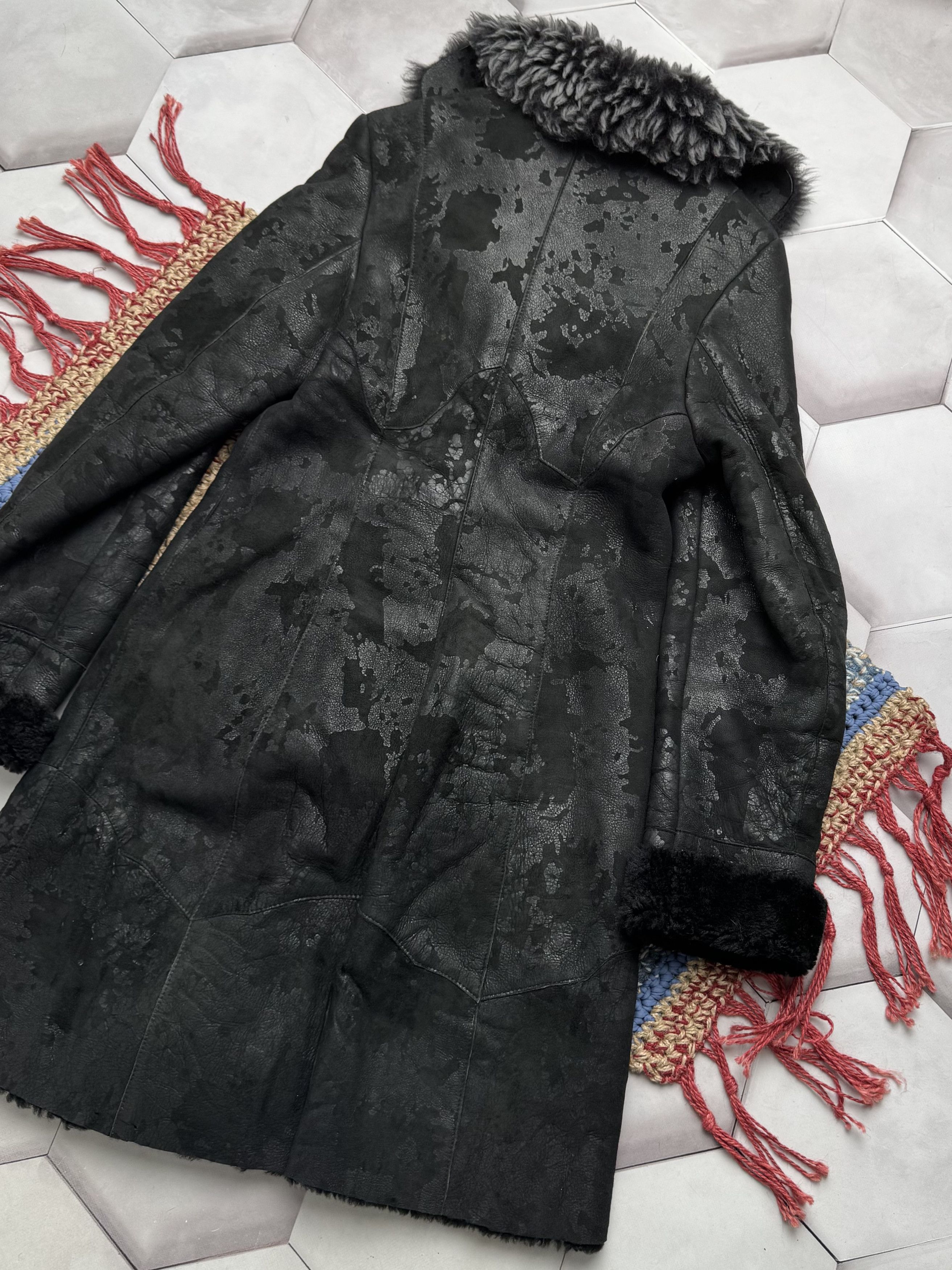 Japanese Brand Vintage Real Sheepskin Coat (E4) Size S / US 4 / IT 40 - 10 Thumbnail