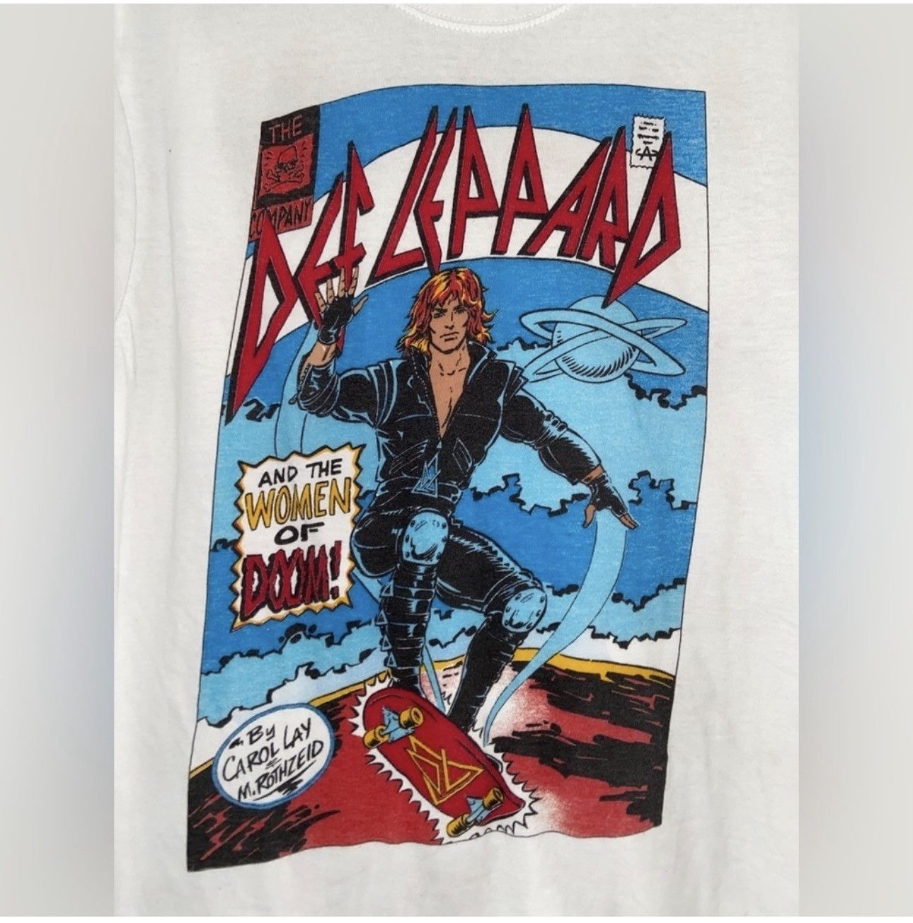 Band Tees Def Leppard and the Women of Doom Tee XL Vintage UNI​​​ 1/1 Size US XL / EU 56 / 4 - 2 Thumbnail