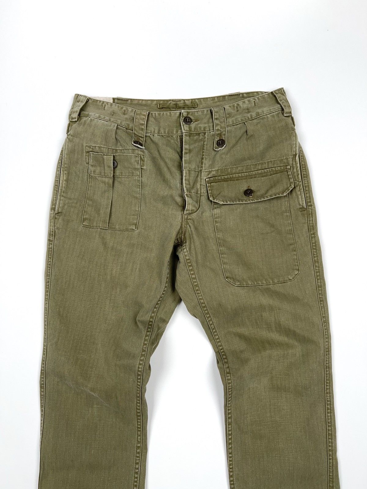 Polo Ralph Lauren Polo Ralph Lauren Military Cargo Vintage Combat Pants Battle Size US 33 - 5 Thumbnail