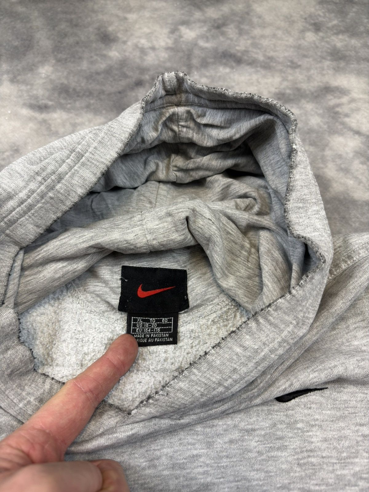 4GSELLER TOTALLY TRASHED NIKE HOODIE VINTAGE 90S 4GSELLER VIBE RARE Size US M / EU 48-50 / 2 - 7 Thumbnail
