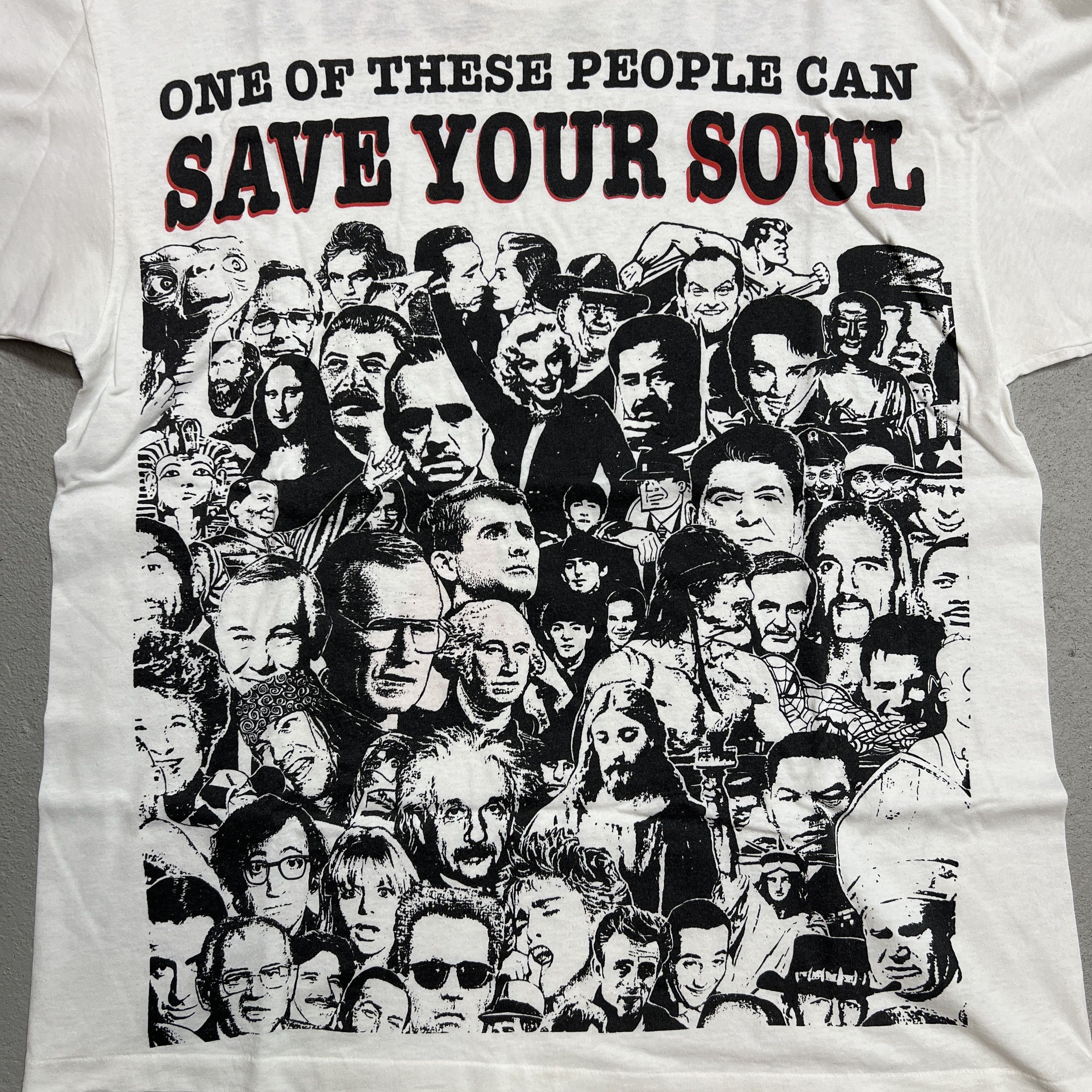 Vintage Vintage Jesus One Of These People Can Save Your Soul Tee Size US XL / EU 56 / 4 - 3 Thumbnail