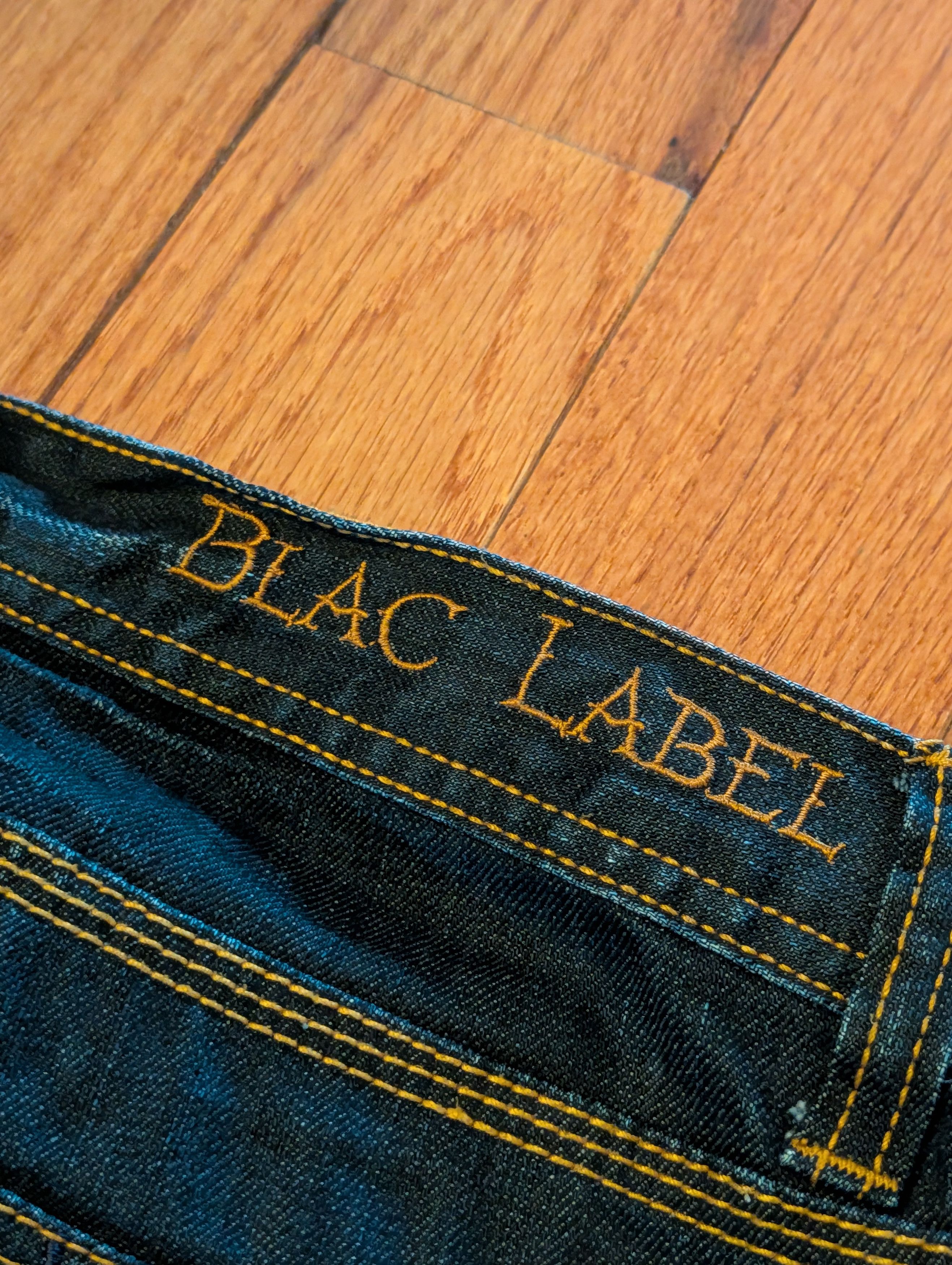 Black Label VTG Black Label Denim Jeans Relaxed Straight Leg Men's 36x34 Size US 36 / EU 52 - 2 Thumbnail