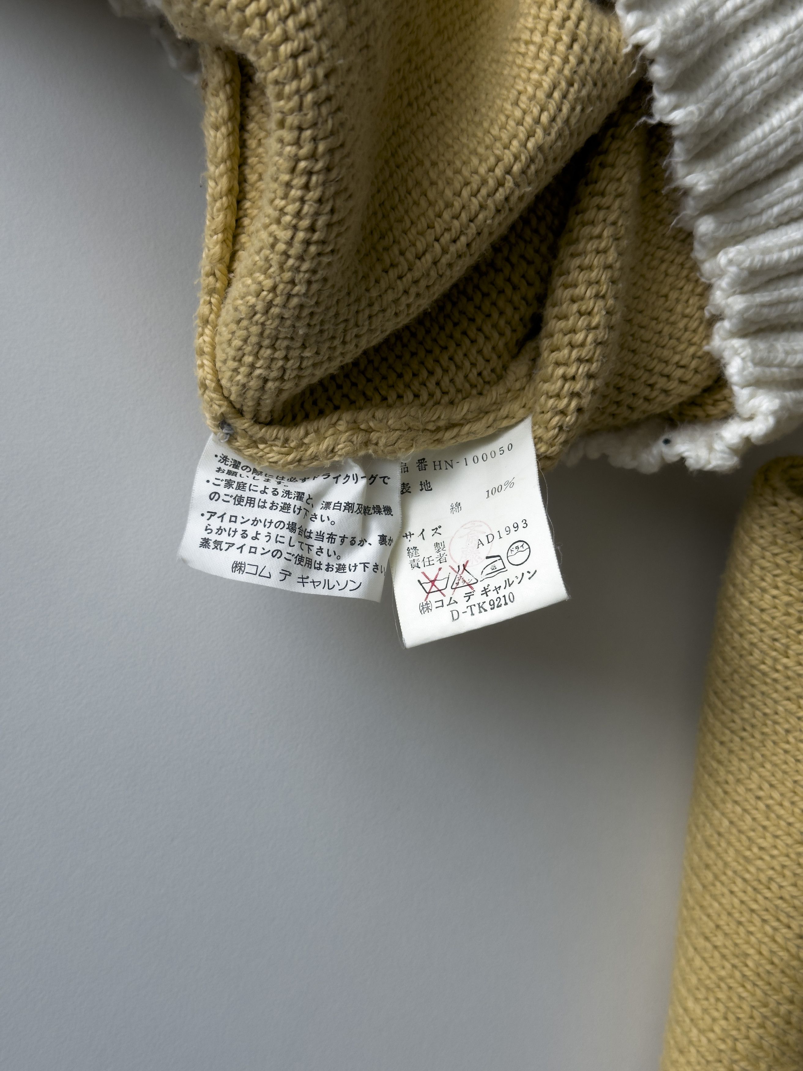 Comme des Garcons Homme SS94 Bicolor Knit Size US M / EU 48-50 / 2 - 5 Thumbnail